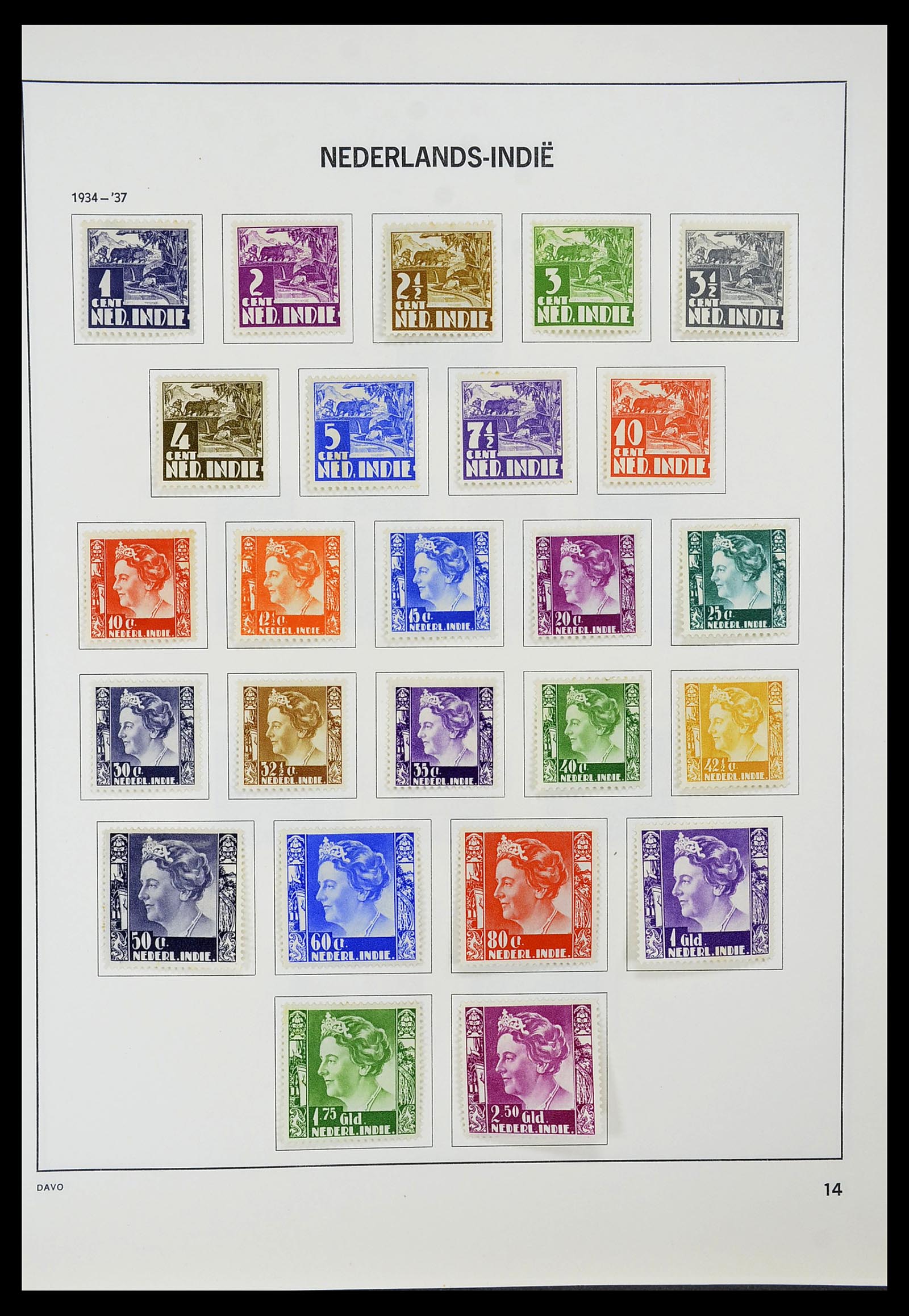 34600 090 - Postzegelverzameling 34600 Nederland en overzeese gebiedsdelen 1852-1