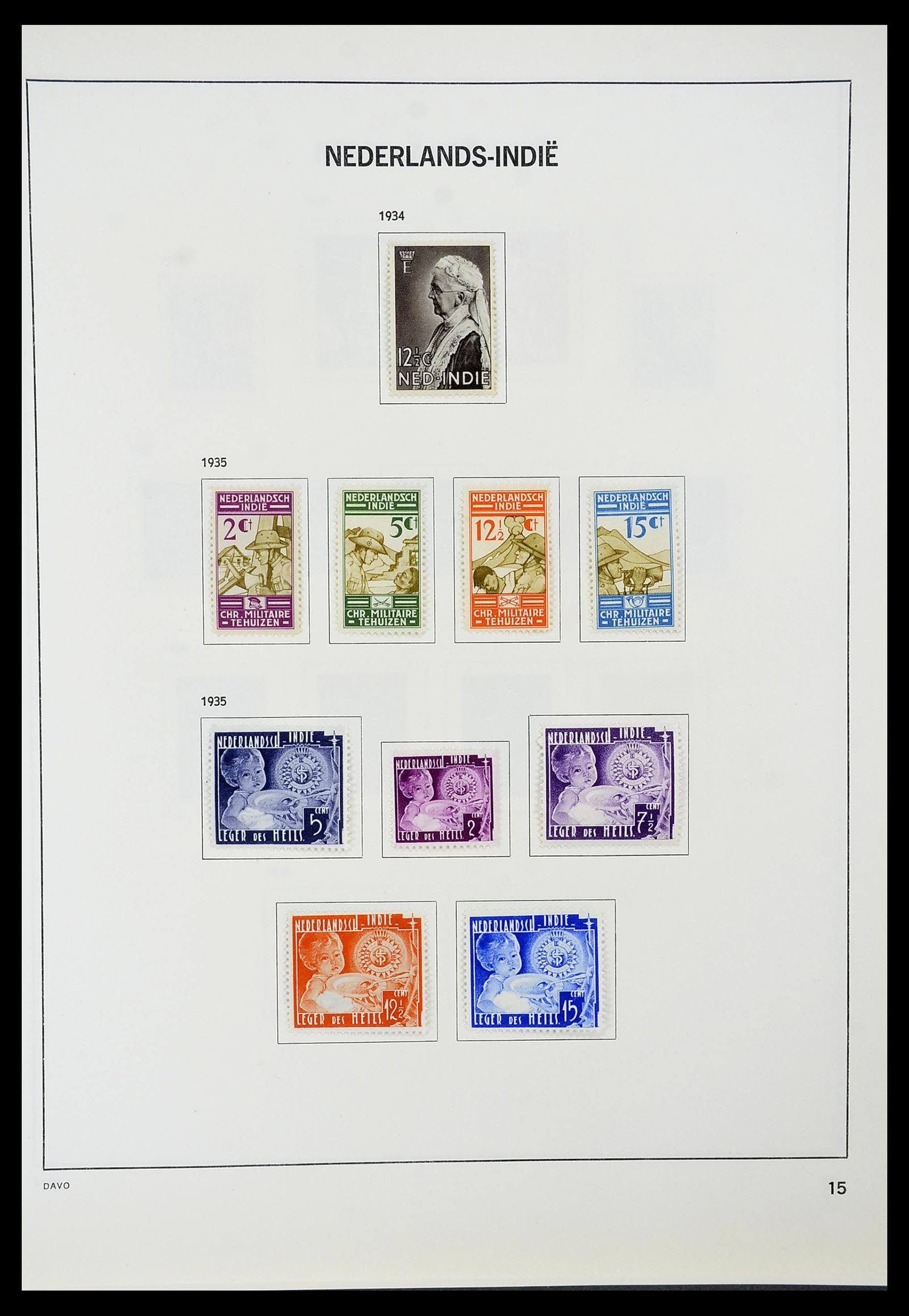 34600 091 - Postzegelverzameling 34600 Nederland en overzeese gebiedsdelen 1852-1