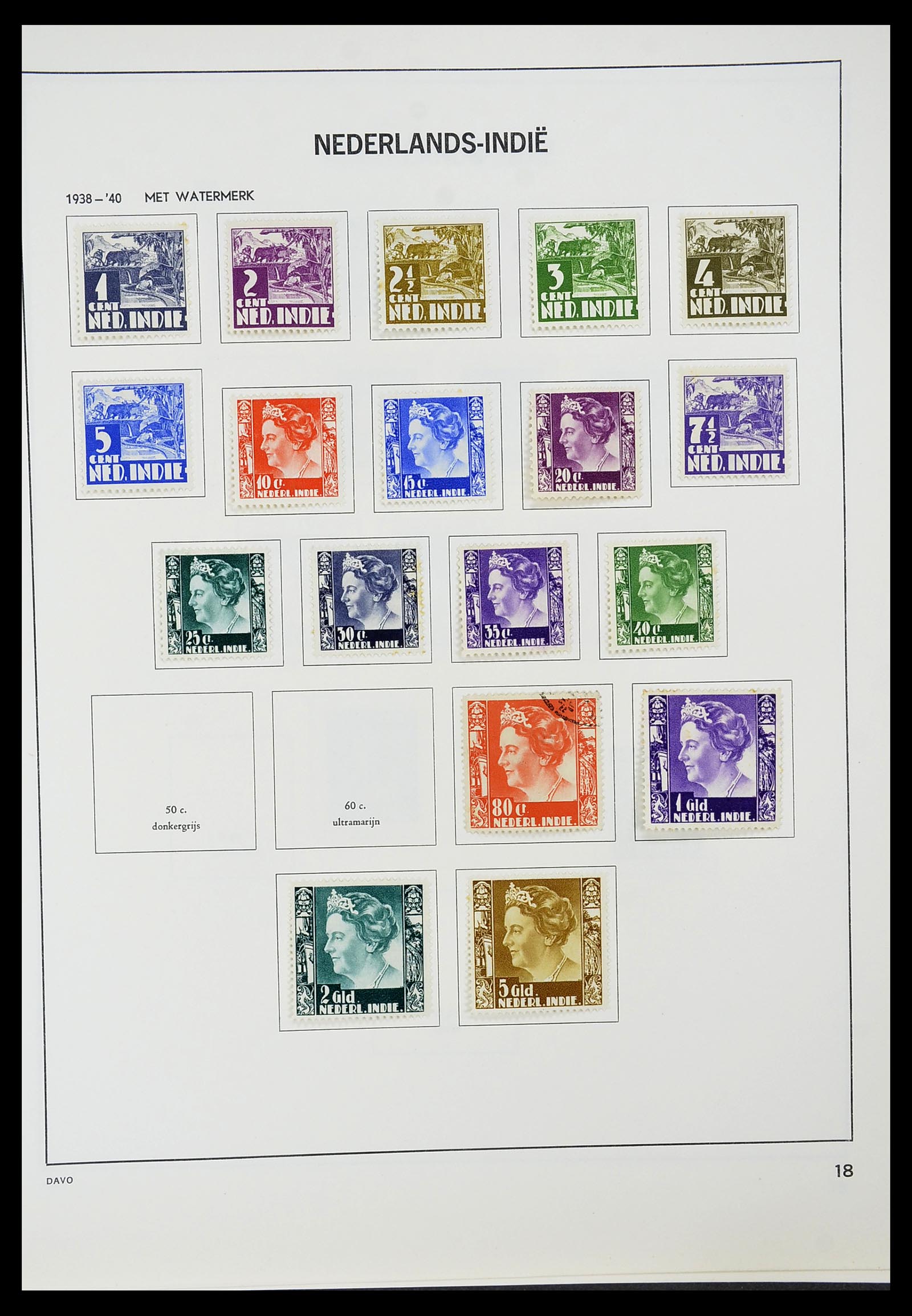 34600 094 - Postzegelverzameling 34600 Nederland en overzeese gebiedsdelen 1852-1