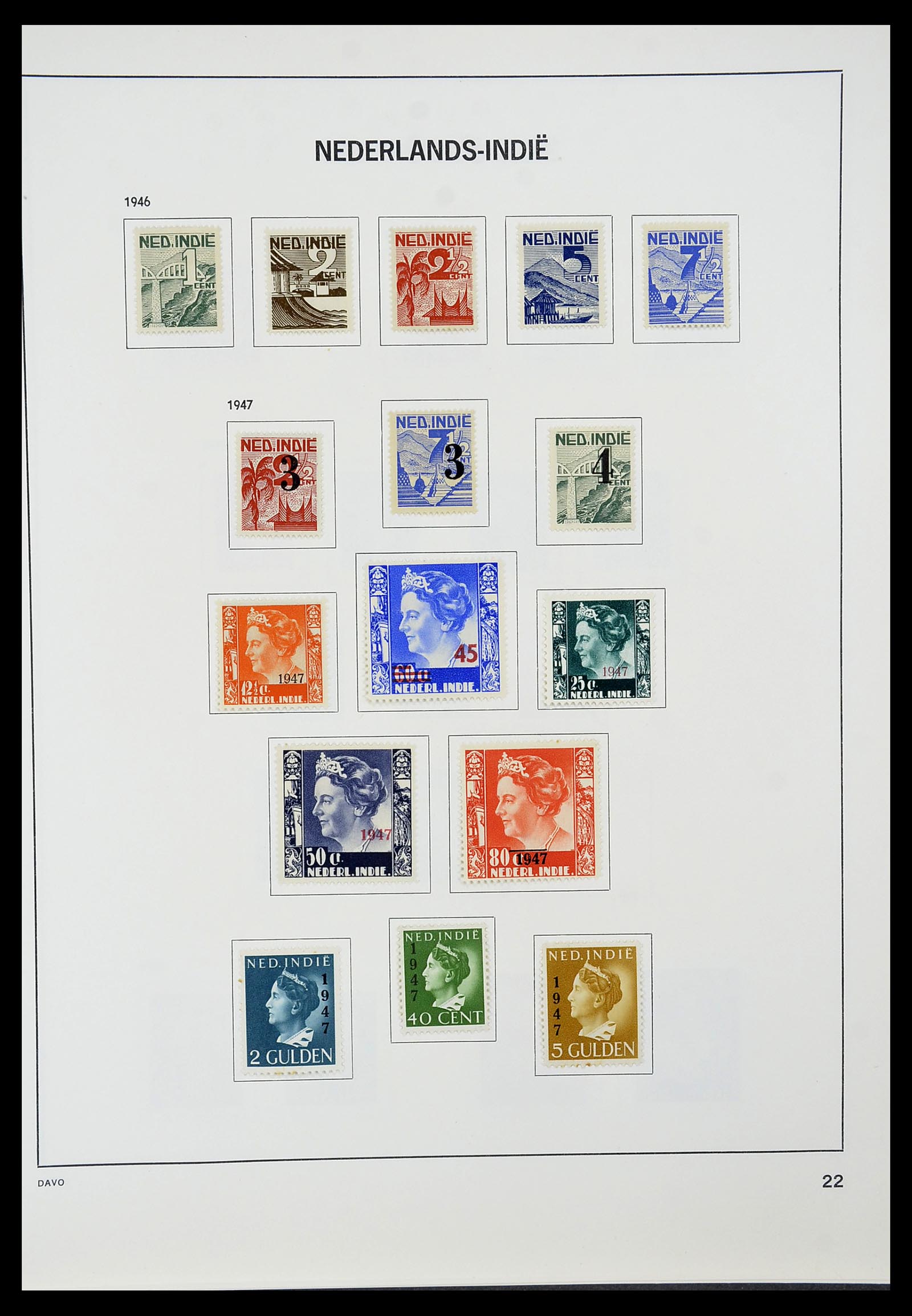 34600 097 - Postzegelverzameling 34600 Nederland en overzeese gebiedsdelen 1852-1
