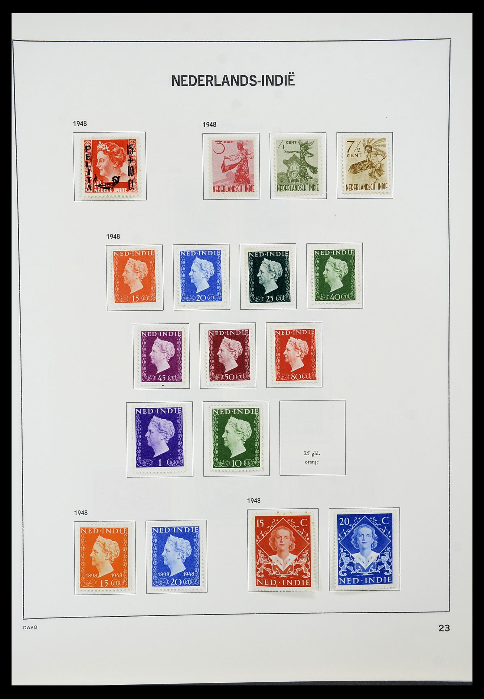34600 099 - Postzegelverzameling 34600 Nederland en overzeese gebiedsdelen 1852-1
