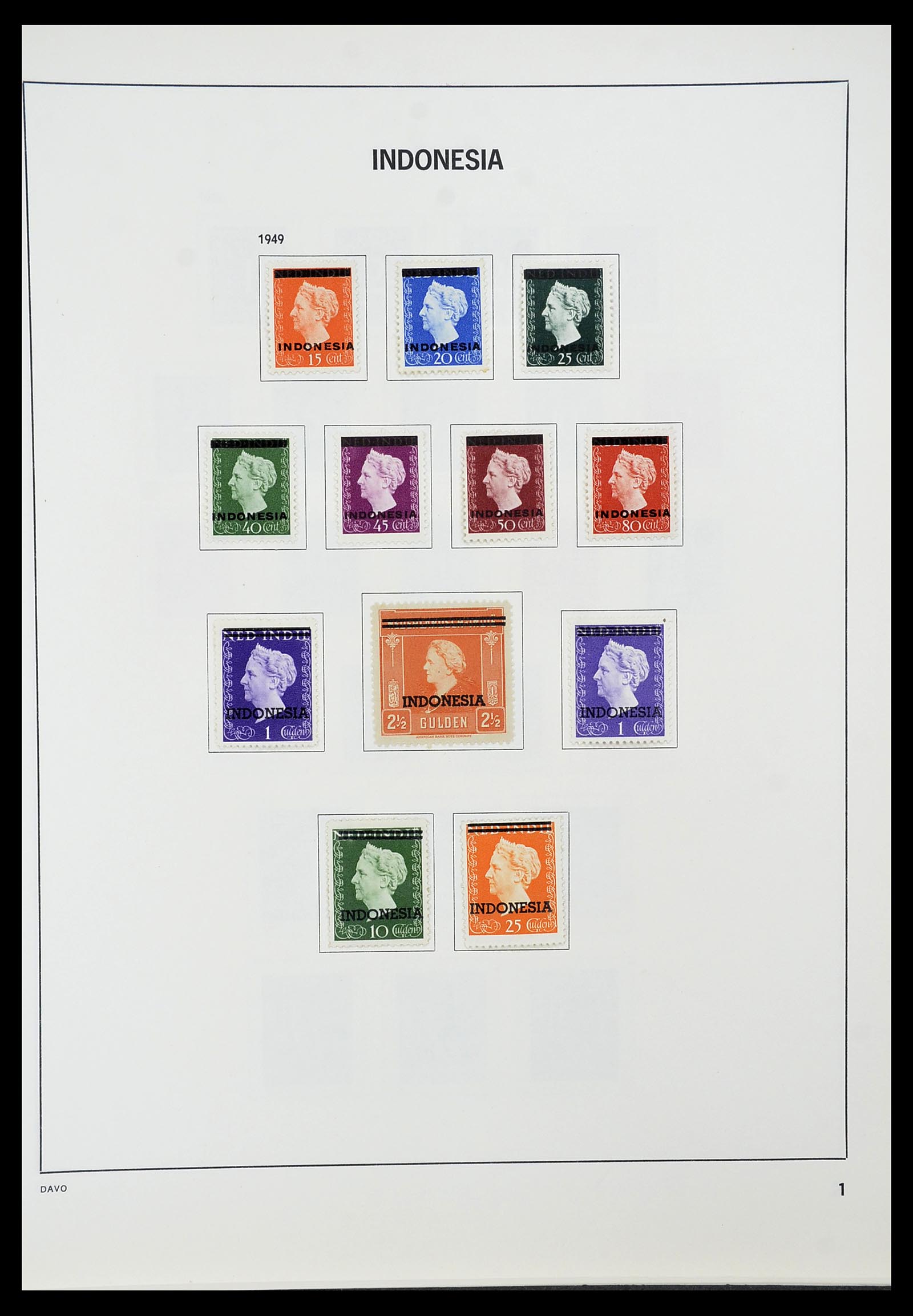 34600 107 - Postzegelverzameling 34600 Nederland en overzeese gebiedsdelen 1852-1