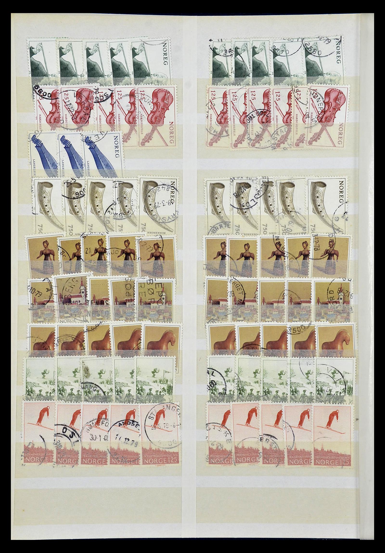 34616 084 - Postzegelverzameling 34616 Noorwegen 1970-2014.