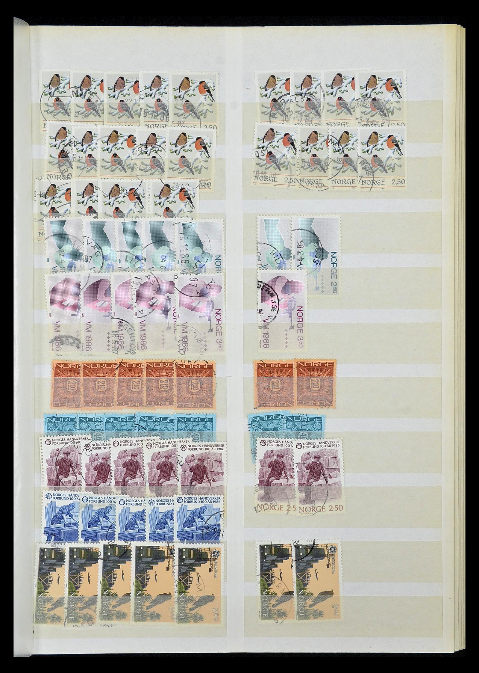34616 101 - Postzegelverzameling 34616 Noorwegen 1970-2014.