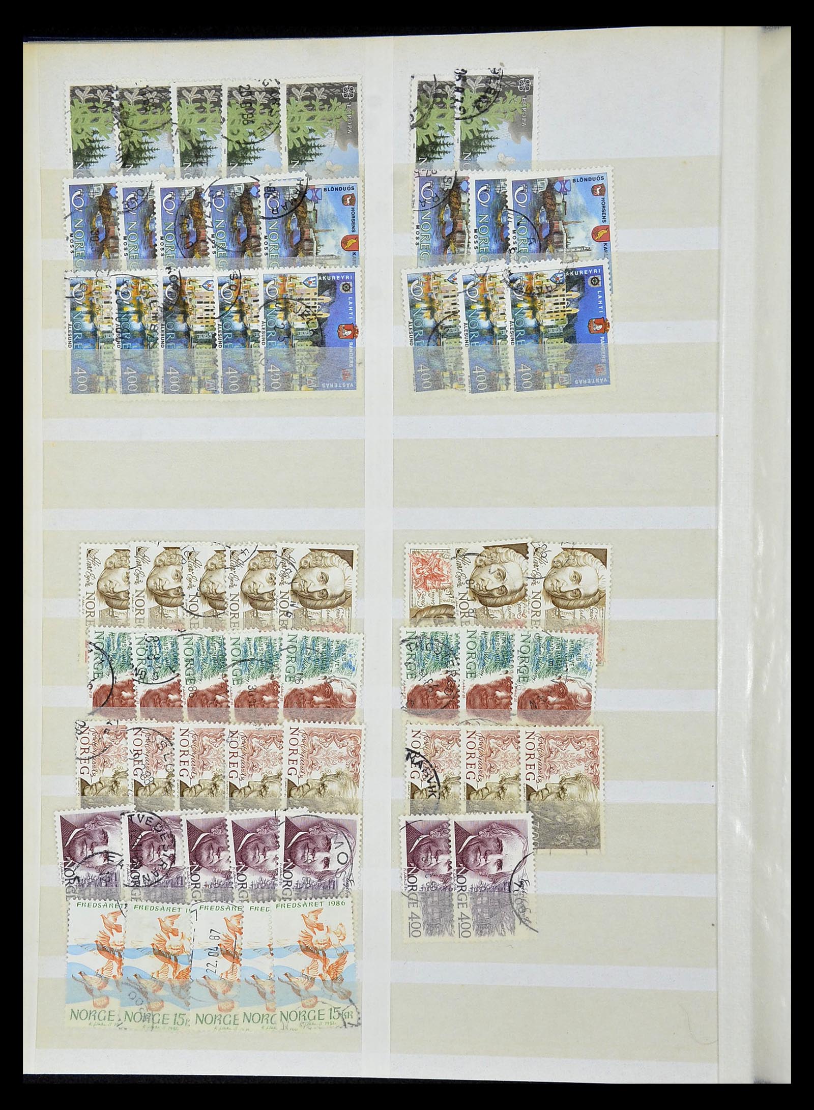 34616 102 - Postzegelverzameling 34616 Noorwegen 1970-2014.