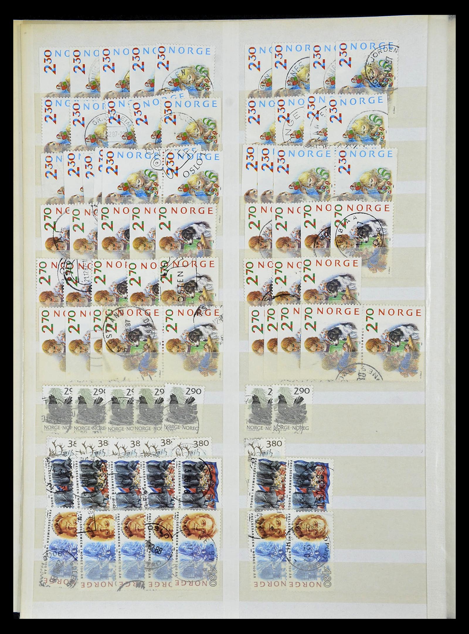 34616 106 - Postzegelverzameling 34616 Noorwegen 1970-2014.