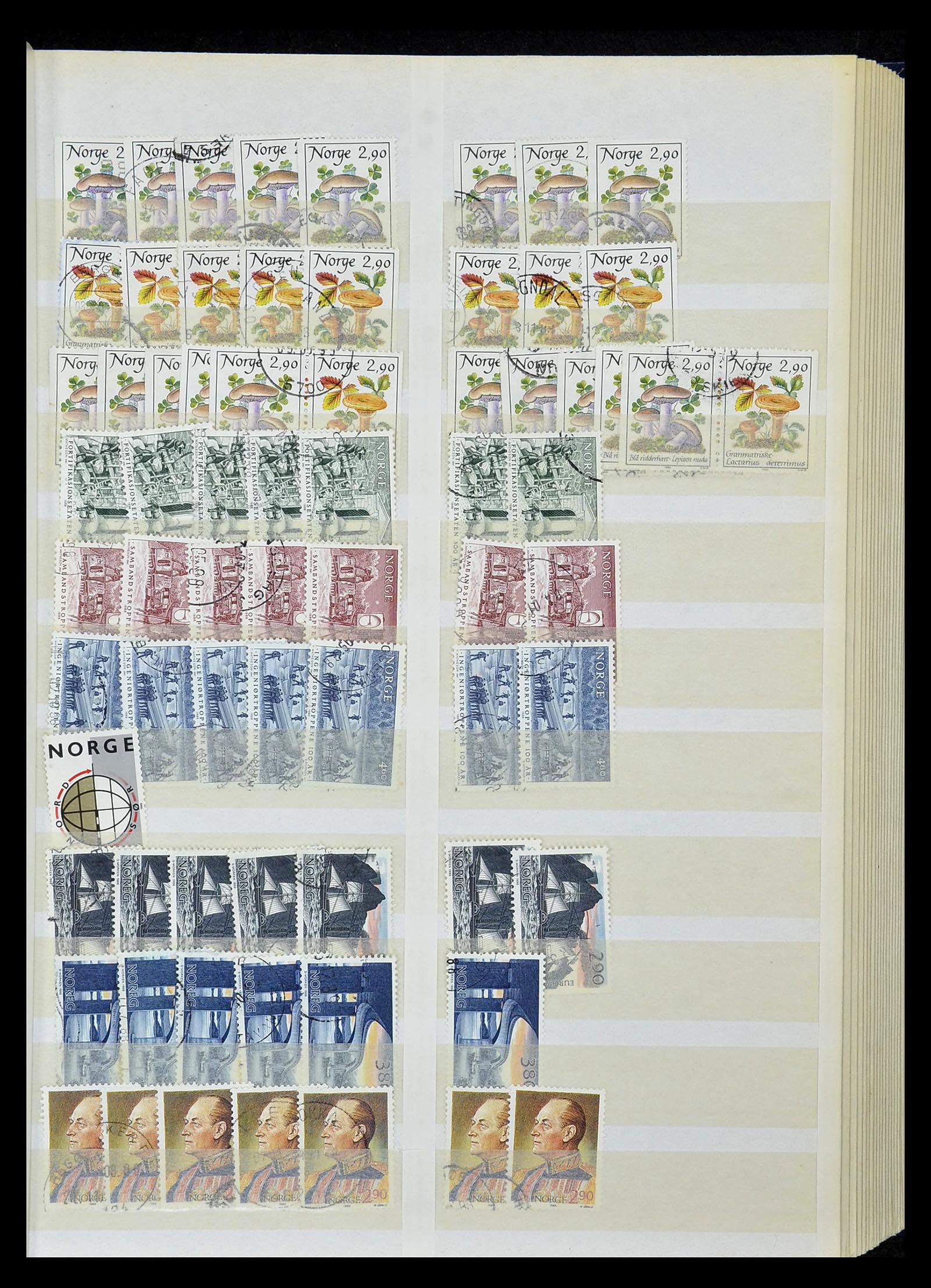 34616 107 - Postzegelverzameling 34616 Noorwegen 1970-2014.