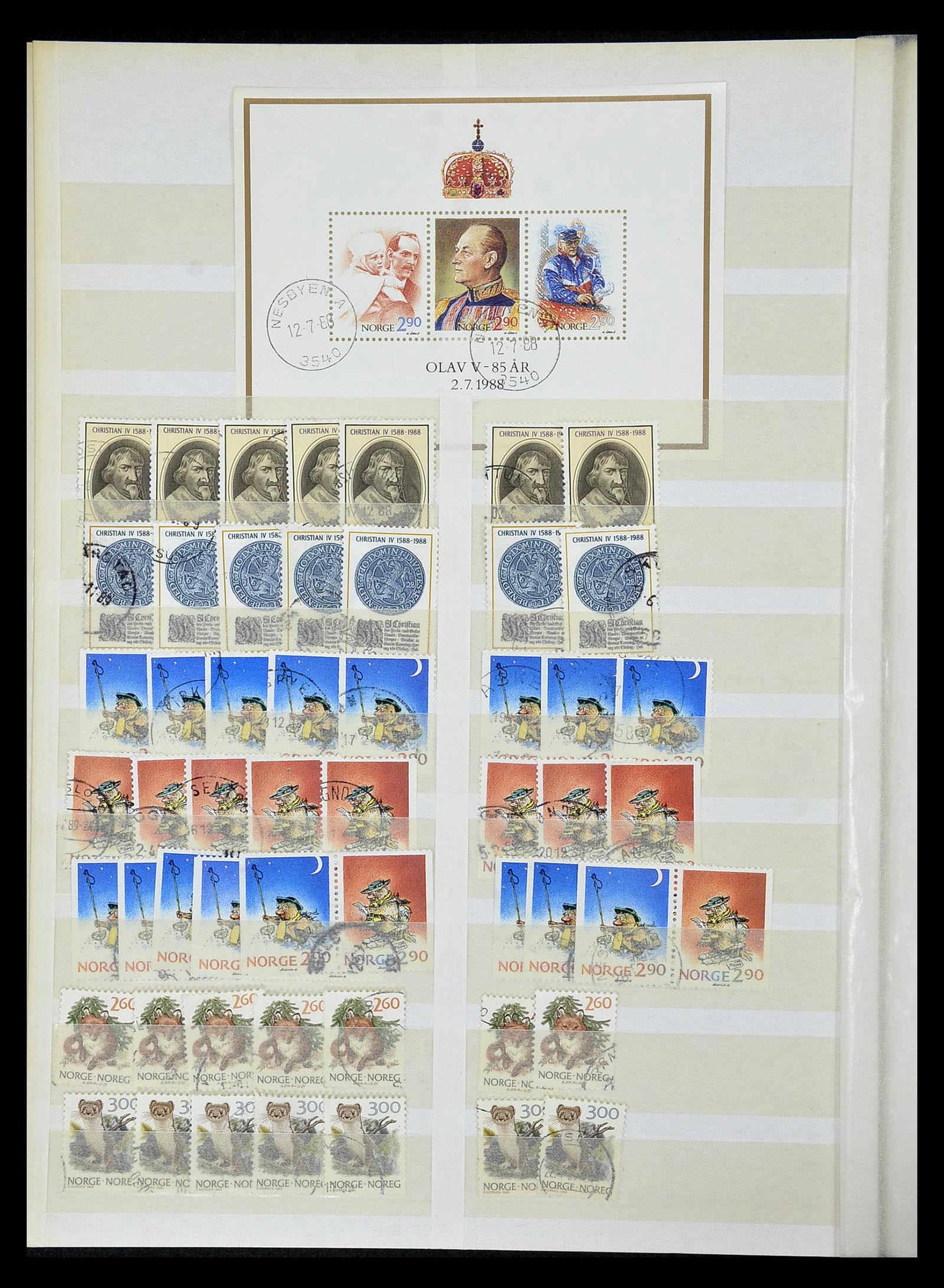 34616 108 - Postzegelverzameling 34616 Noorwegen 1970-2014.