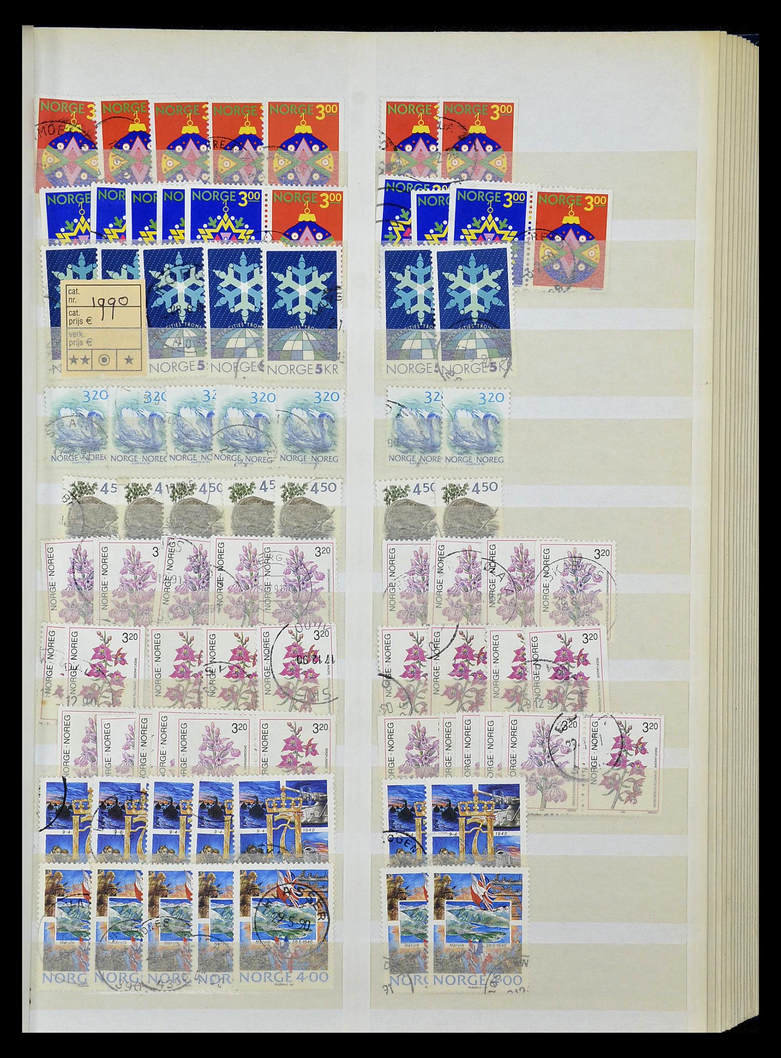 34616 111 - Postzegelverzameling 34616 Noorwegen 1970-2014.