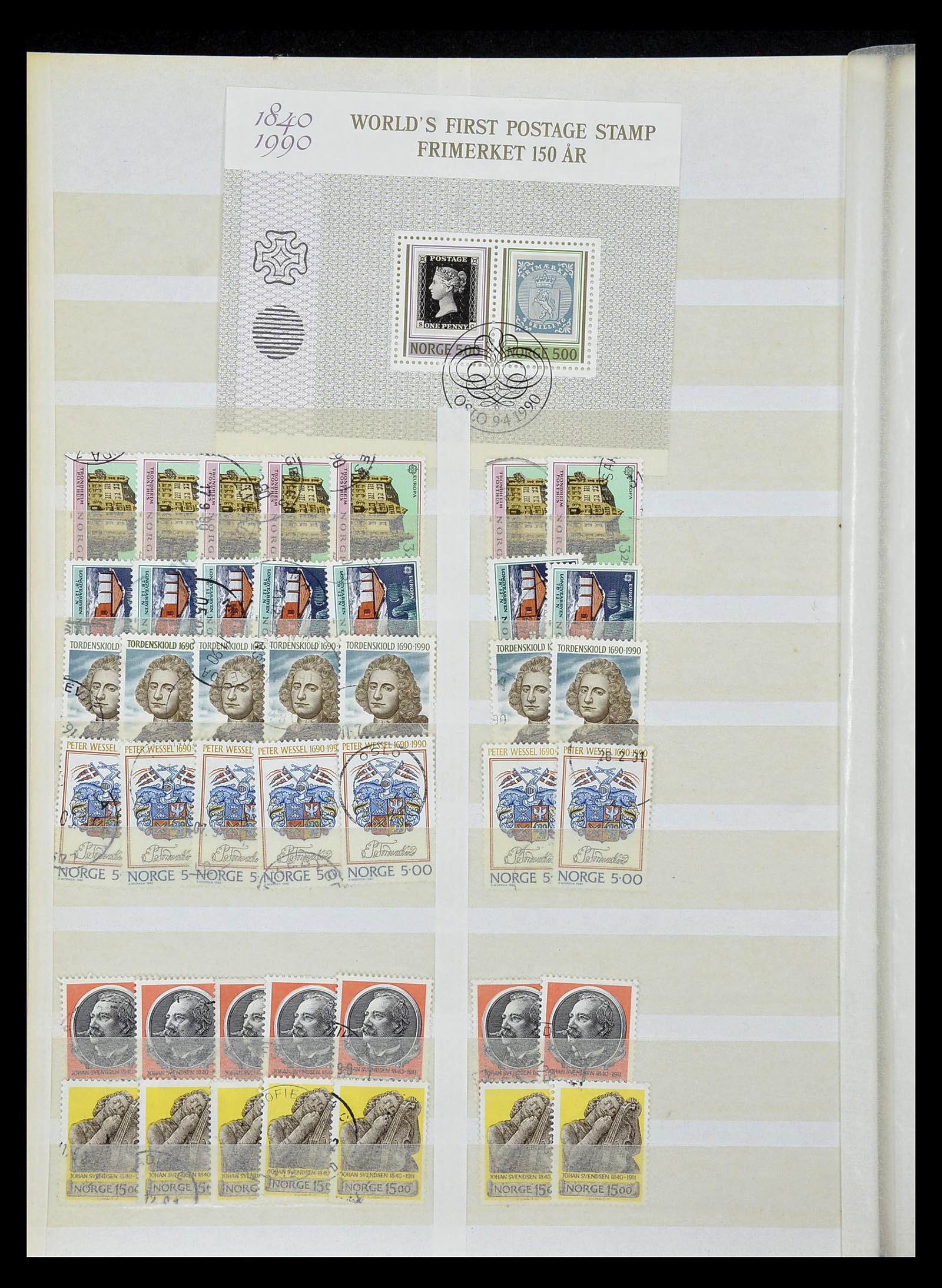 34616 112 - Postzegelverzameling 34616 Noorwegen 1970-2014.