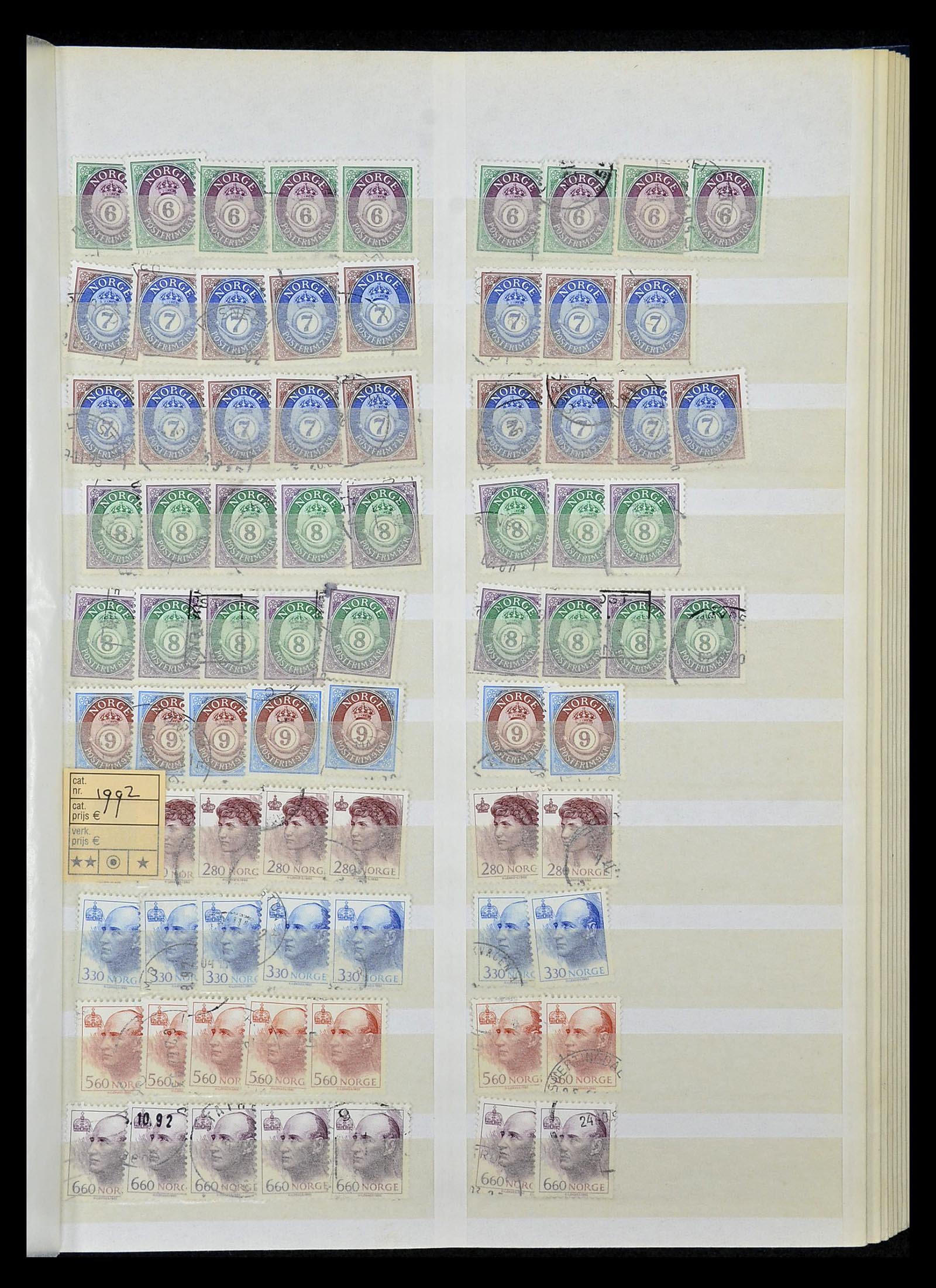 34616 115 - Postzegelverzameling 34616 Noorwegen 1970-2014.