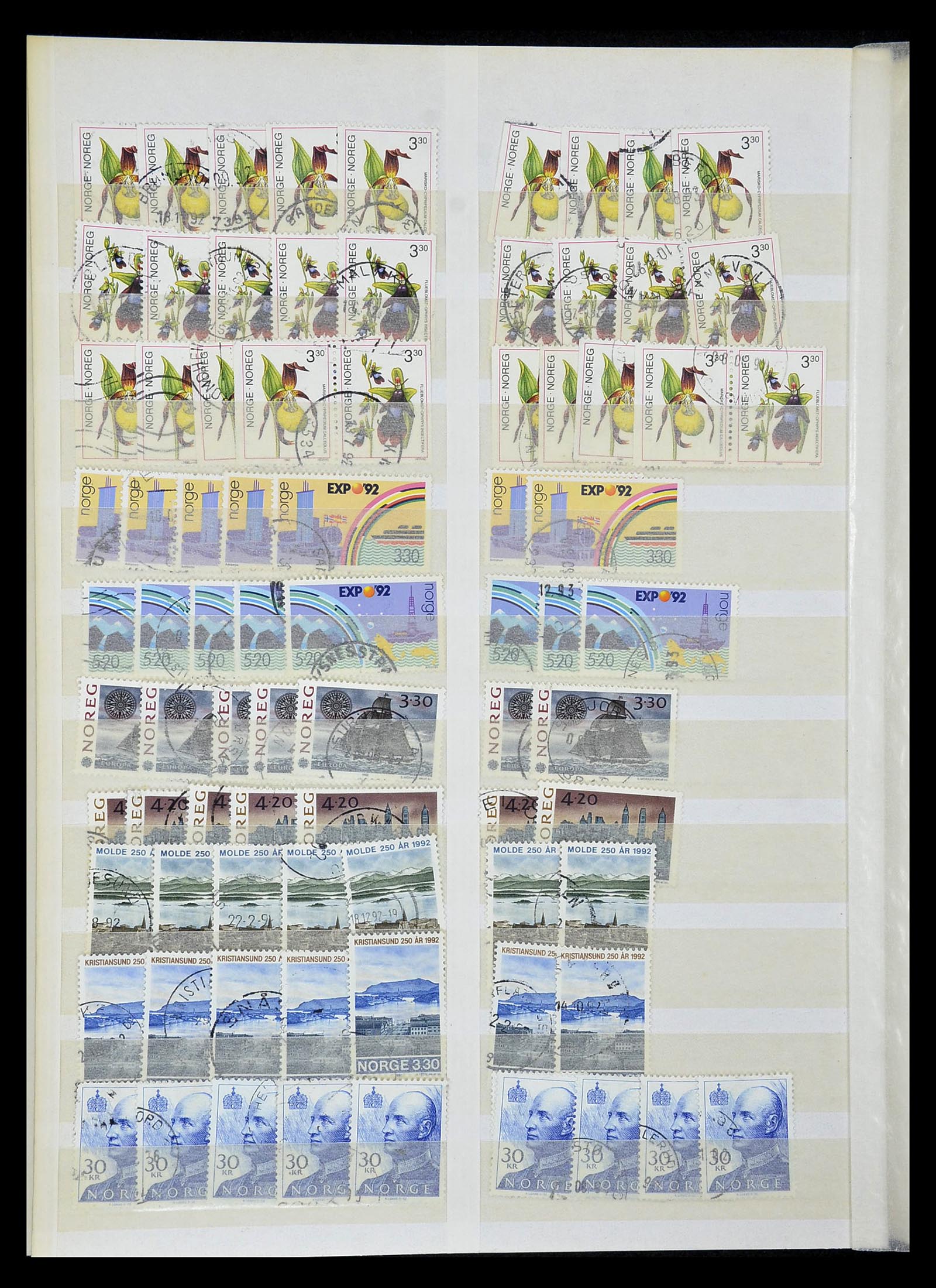 34616 116 - Postzegelverzameling 34616 Noorwegen 1970-2014.