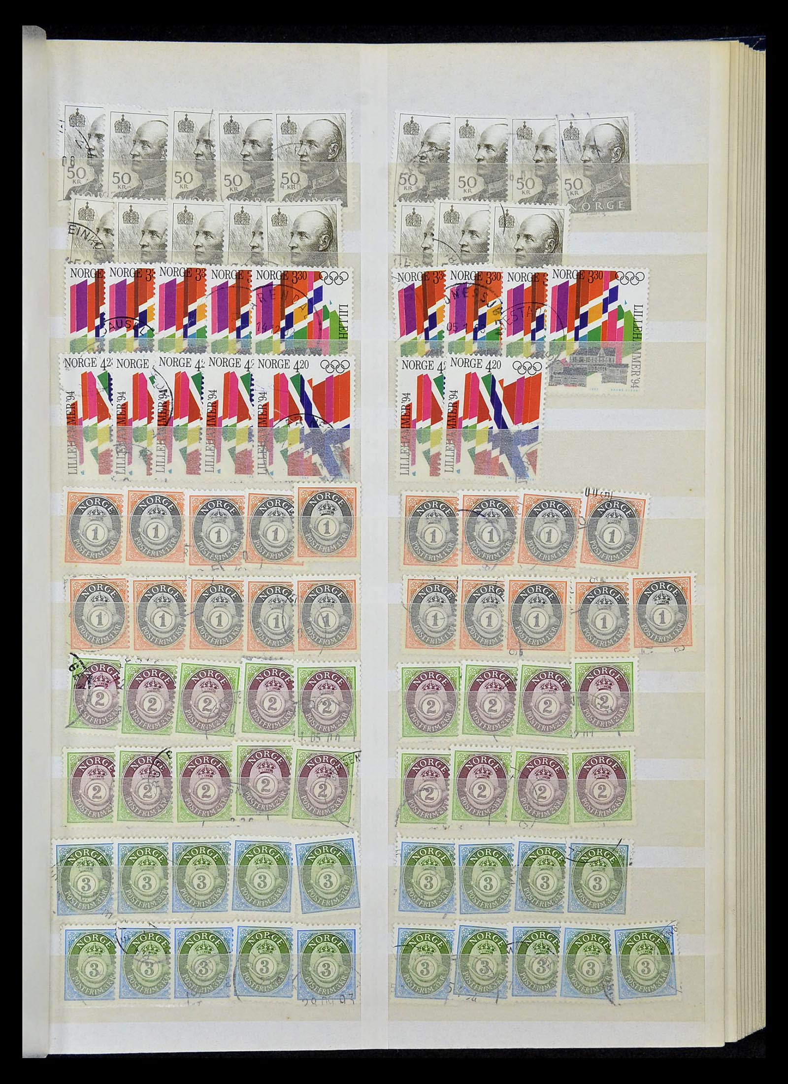 34616 117 - Postzegelverzameling 34616 Noorwegen 1970-2014.