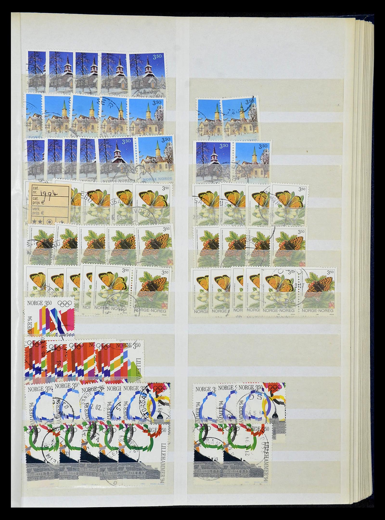 34616 120 - Postzegelverzameling 34616 Noorwegen 1970-2014.