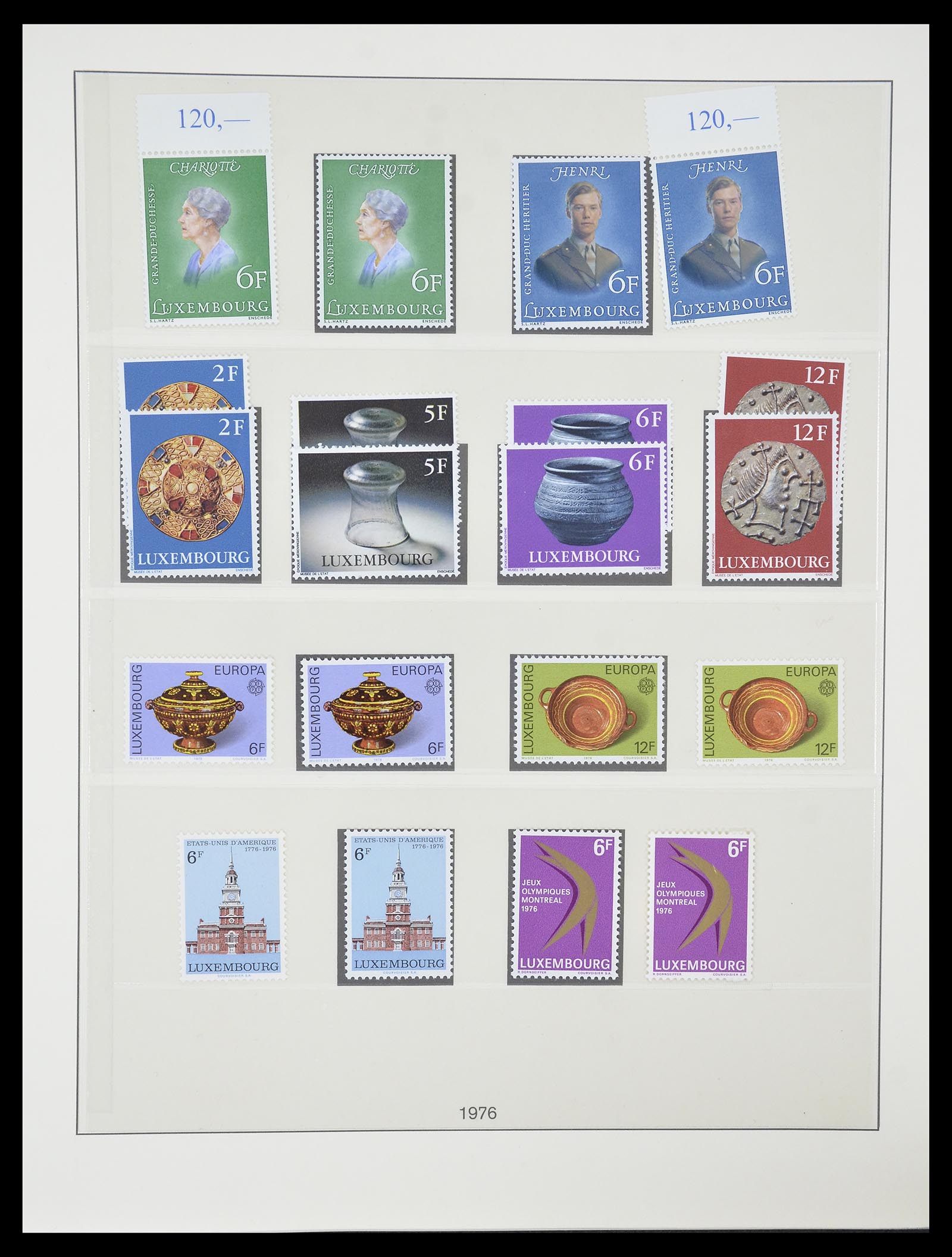 34620 102 - Postzegelverzameling 34620 Luxemburg 1906-2010.