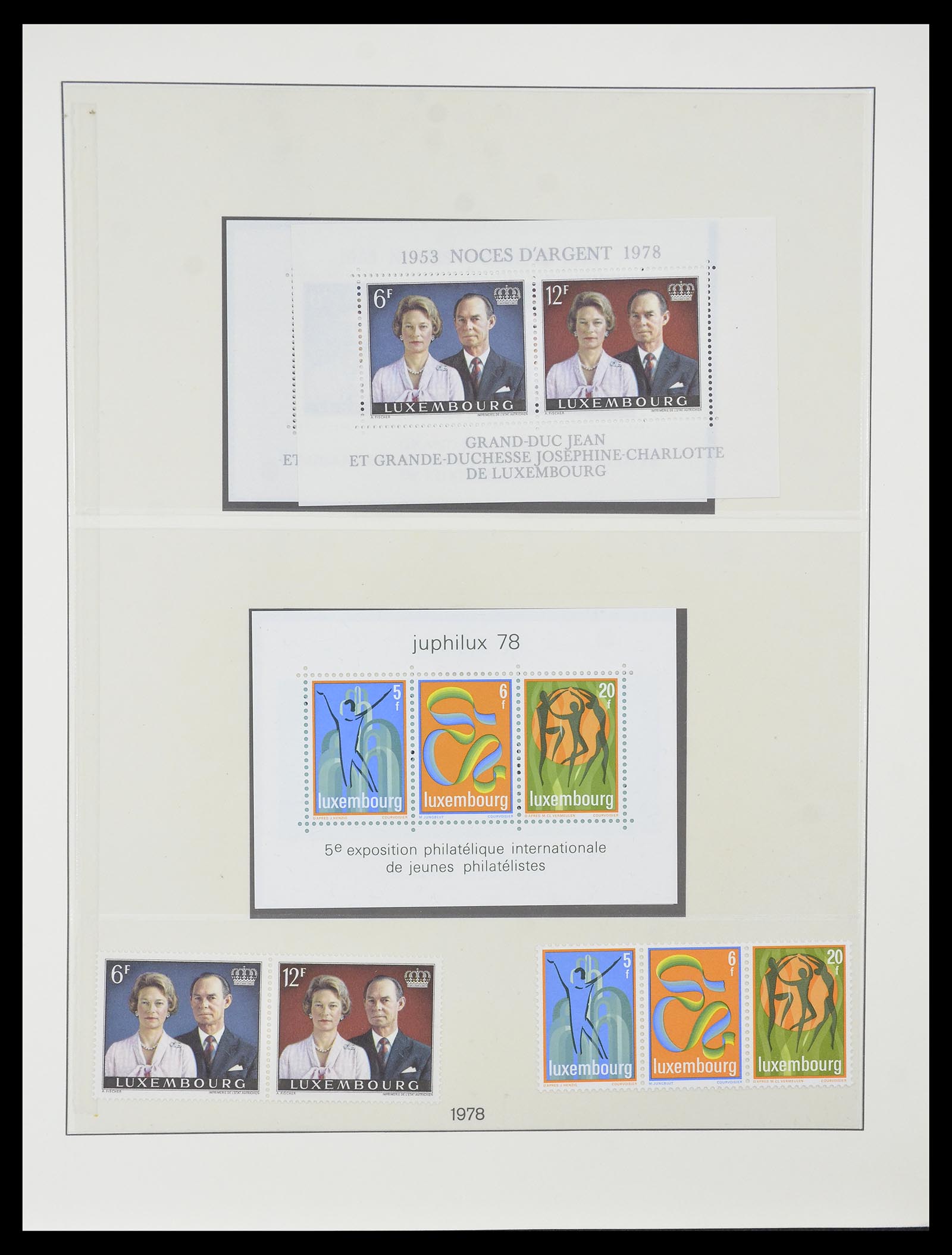 34620 107 - Postzegelverzameling 34620 Luxemburg 1906-2010.