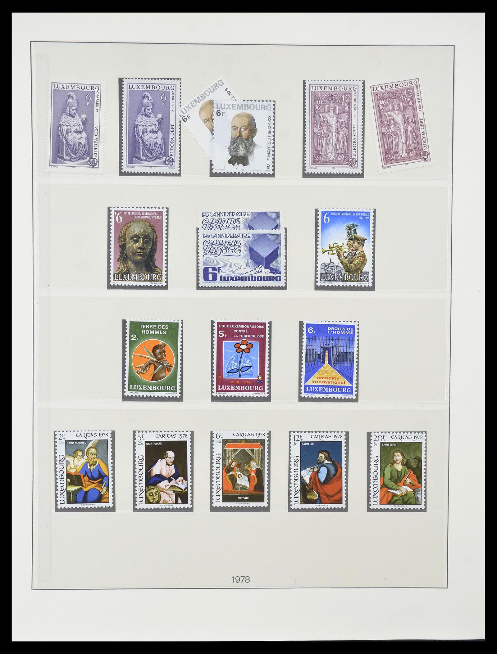 34620 108 - Postzegelverzameling 34620 Luxemburg 1906-2010.