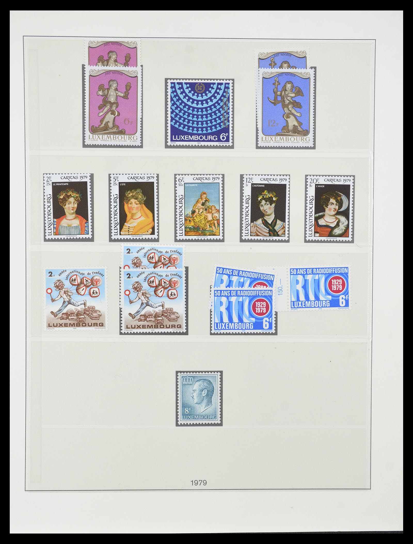 34620 110 - Postzegelverzameling 34620 Luxemburg 1906-2010.