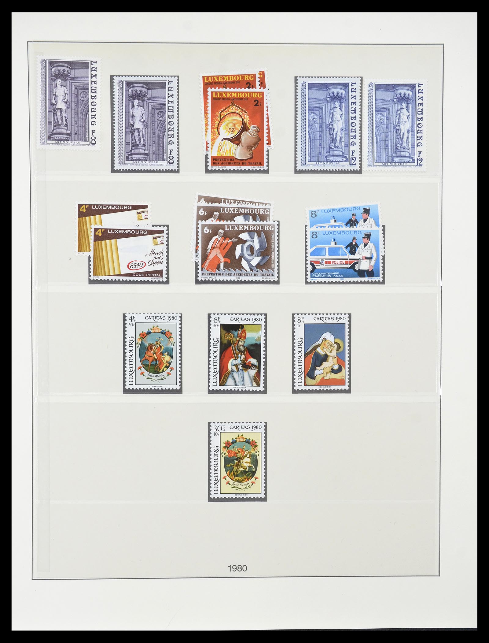 34620 112 - Postzegelverzameling 34620 Luxemburg 1906-2010.
