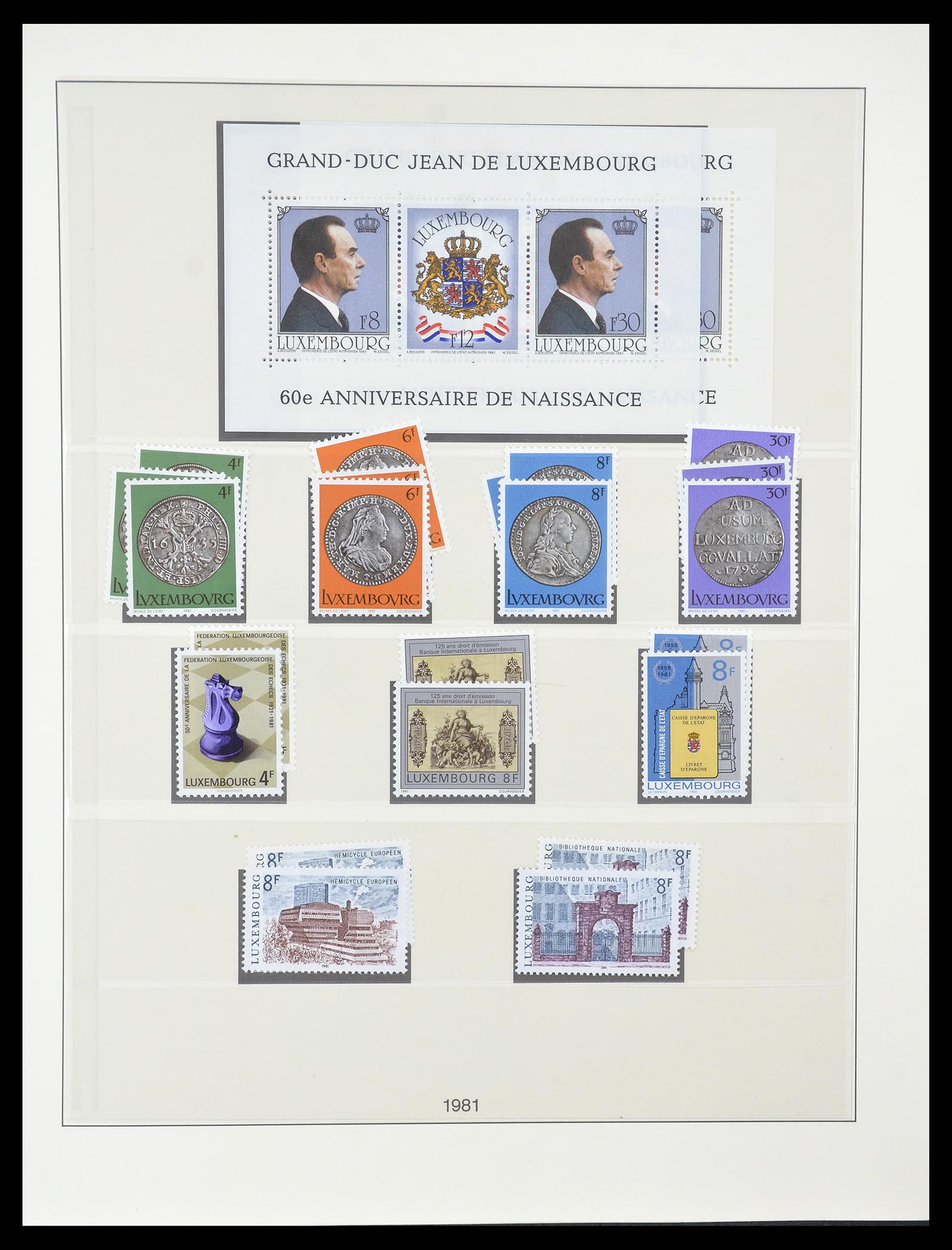 34620 113 - Postzegelverzameling 34620 Luxemburg 1906-2010.