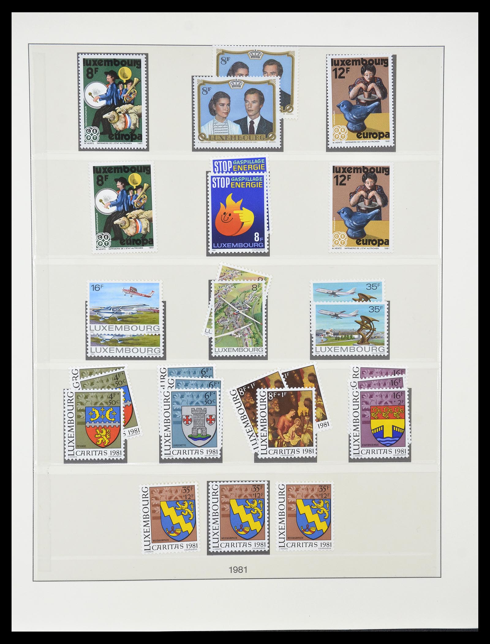 34620 114 - Postzegelverzameling 34620 Luxemburg 1906-2010.