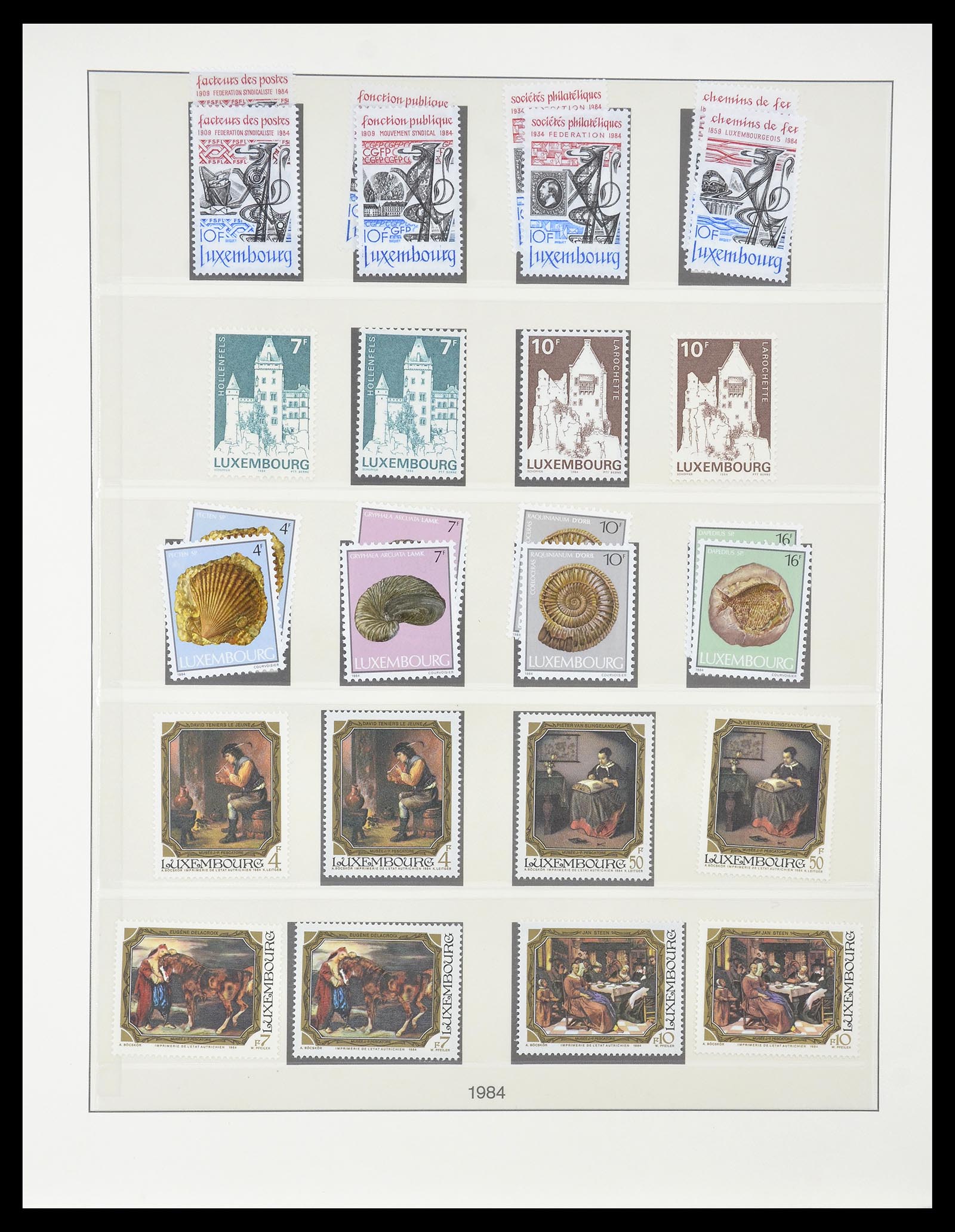 34620 120 - Postzegelverzameling 34620 Luxemburg 1906-2010.