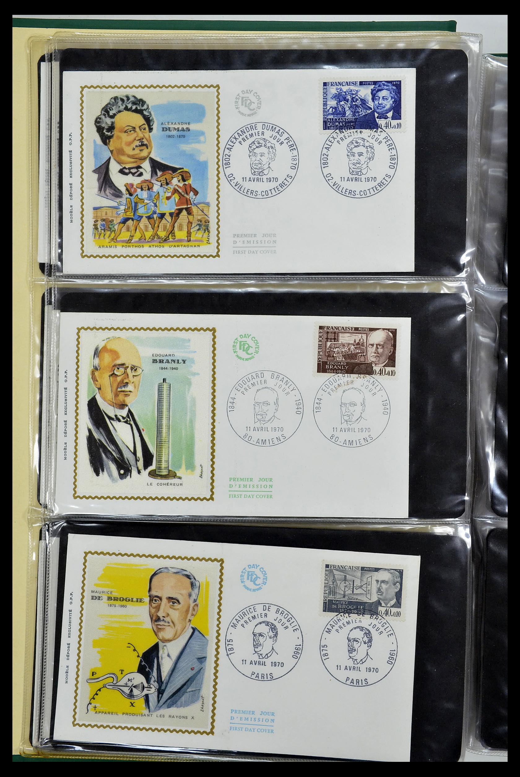 34621 047 - Postzegelverzameling 34621 Frankrijk FDC's 1956-1982.