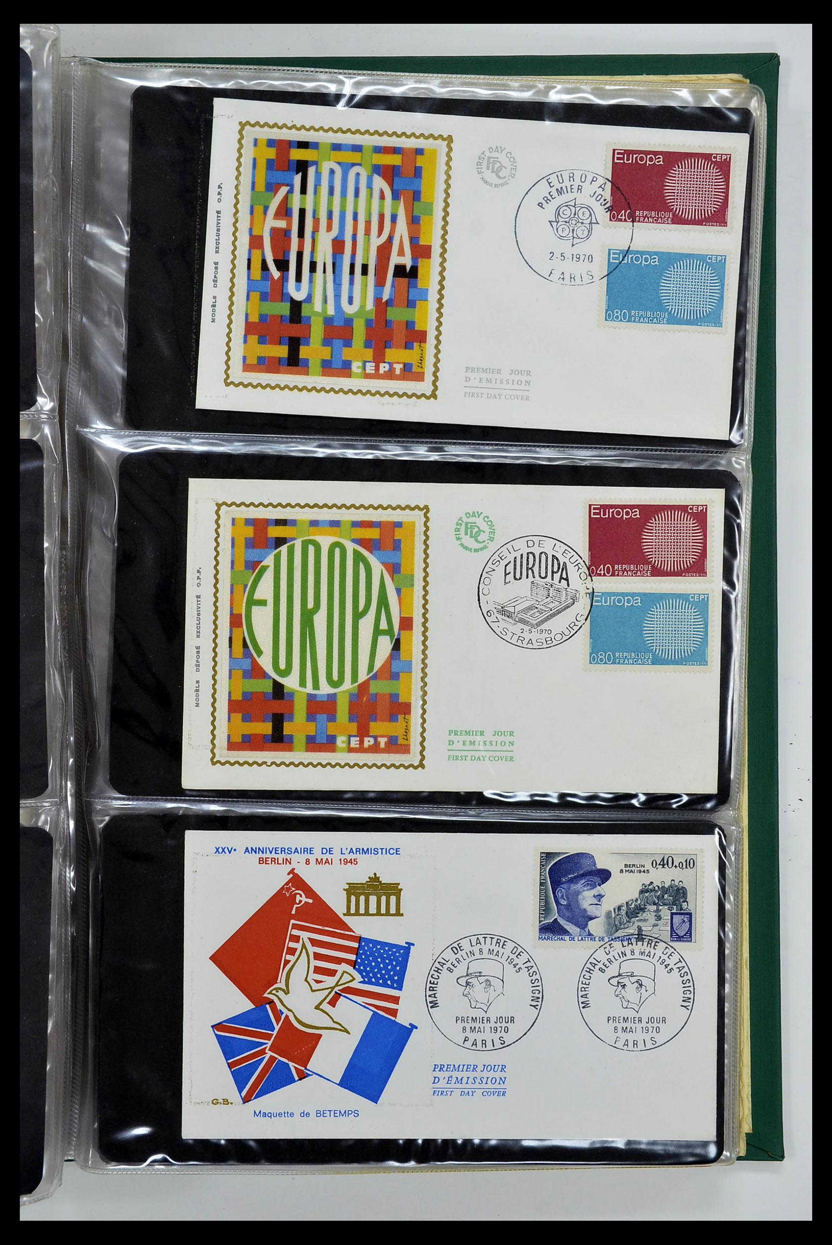 34621 048 - Postzegelverzameling 34621 Frankrijk FDC's 1956-1982.