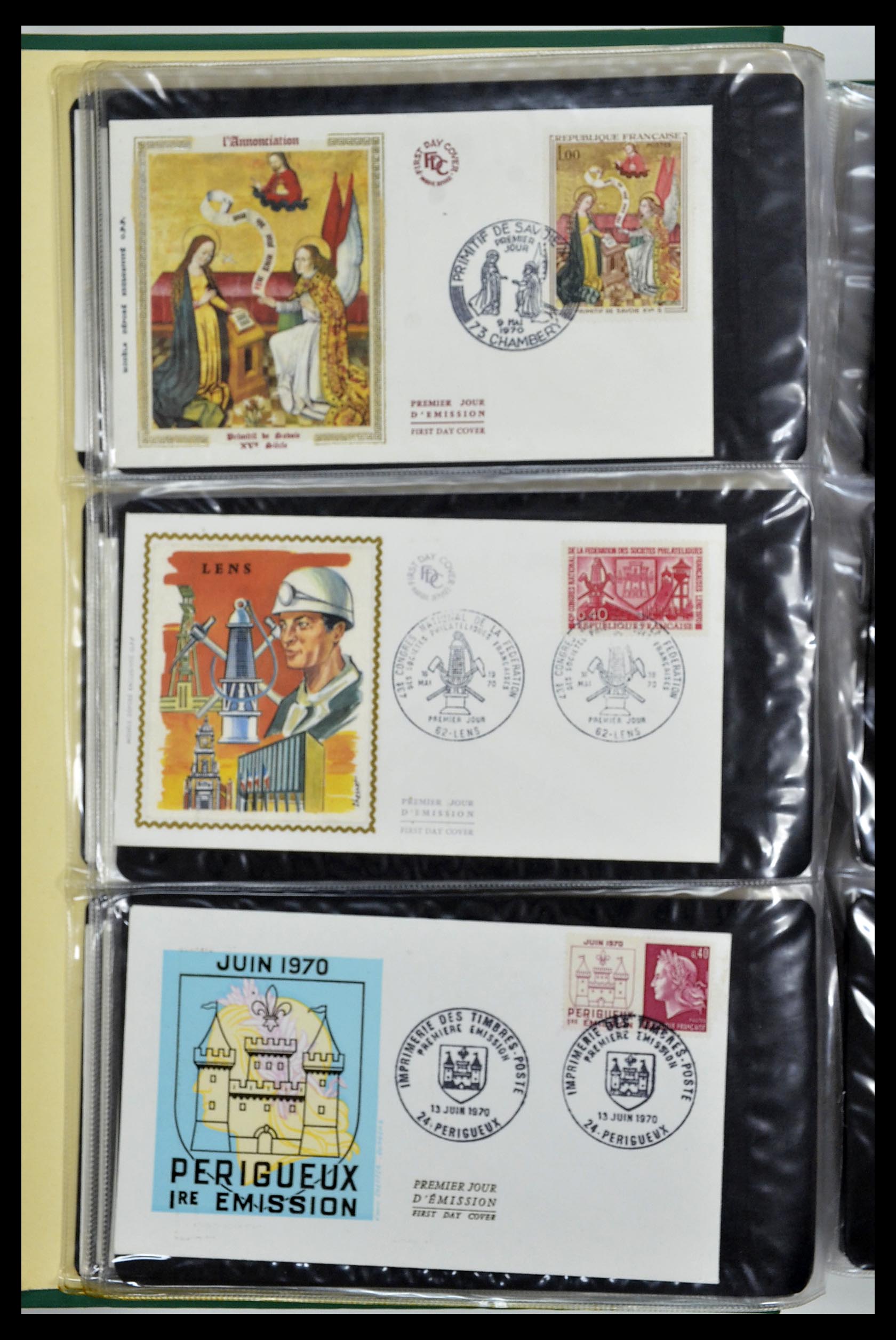 34621 049 - Postzegelverzameling 34621 Frankrijk FDC's 1956-1982.