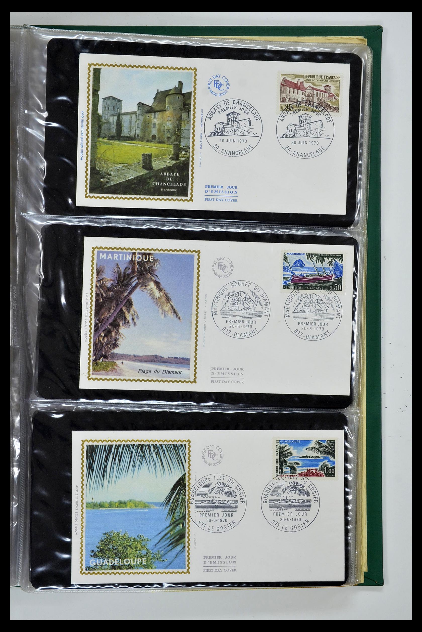 34621 050 - Postzegelverzameling 34621 Frankrijk FDC's 1956-1982.