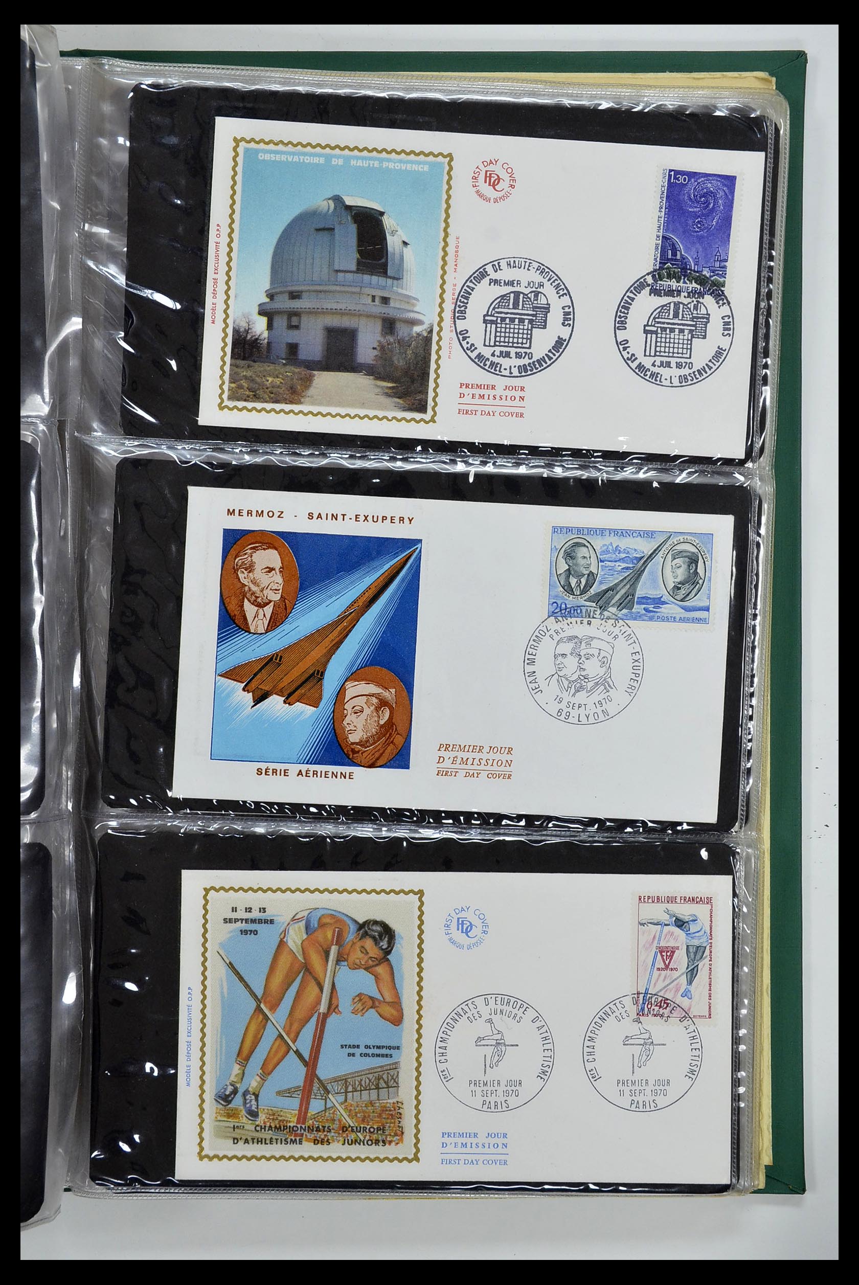 34621 052 - Postzegelverzameling 34621 Frankrijk FDC's 1956-1982.