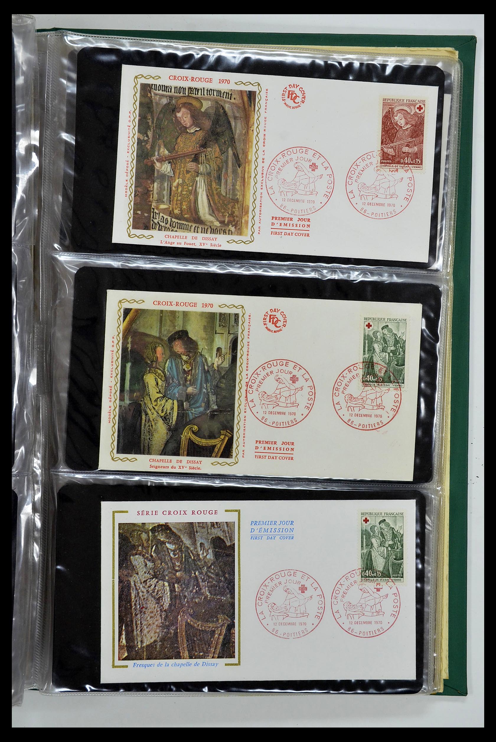 34621 056 - Postzegelverzameling 34621 Frankrijk FDC's 1956-1982.