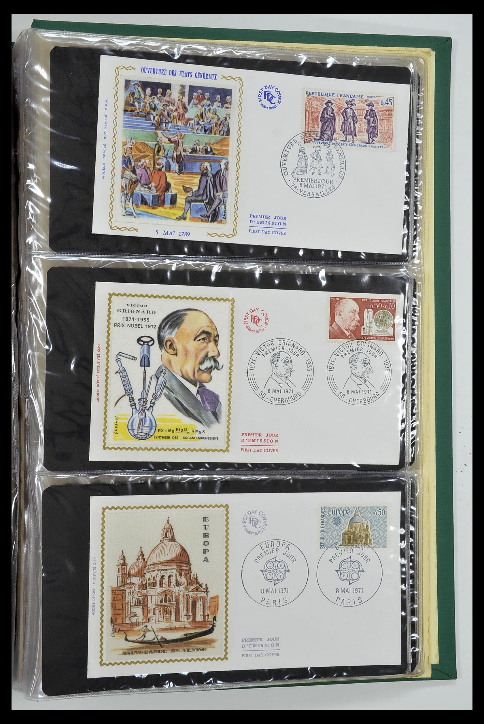 34621 064 - Postzegelverzameling 34621 Frankrijk FDC's 1956-1982.