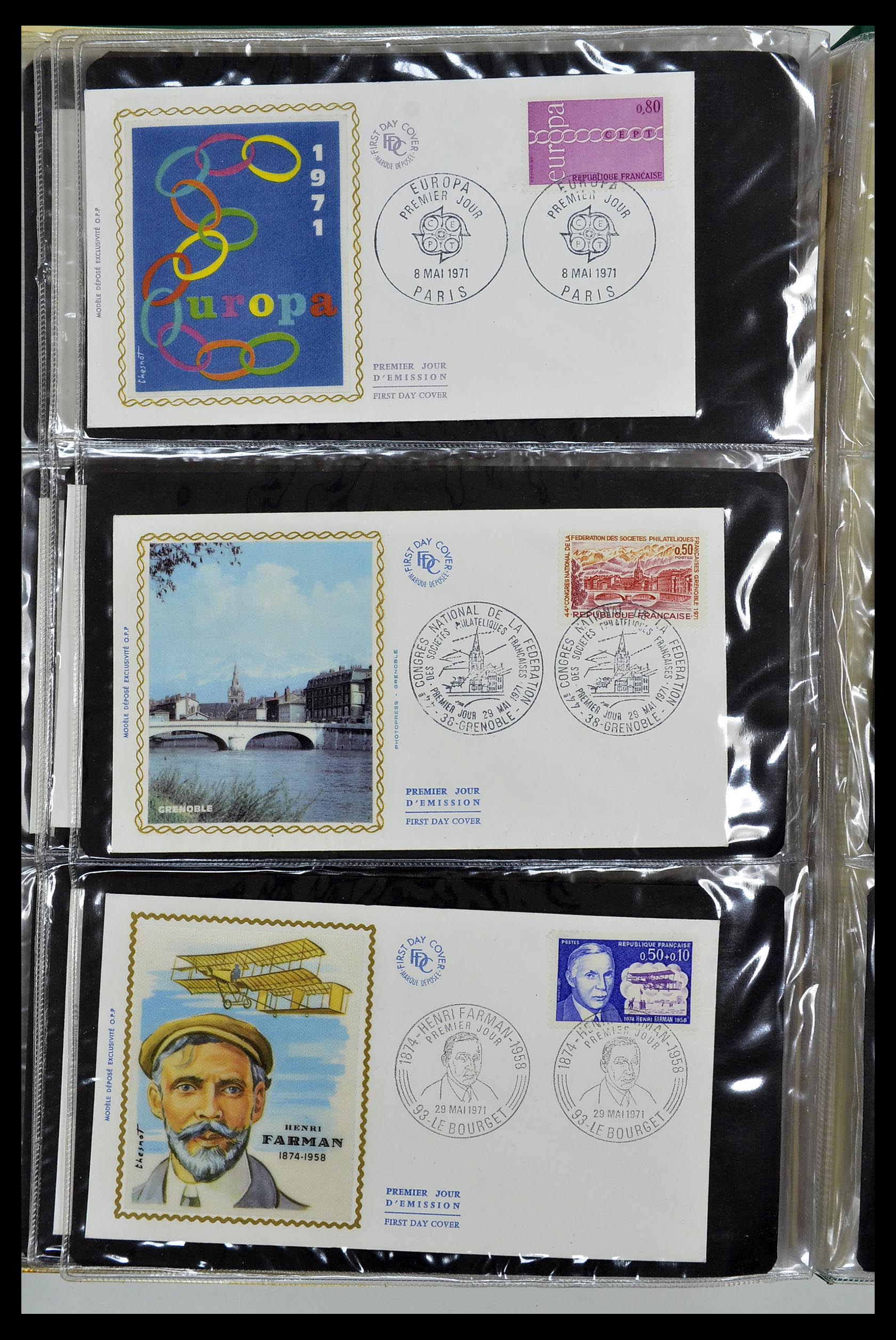 34621 065 - Postzegelverzameling 34621 Frankrijk FDC's 1956-1982.