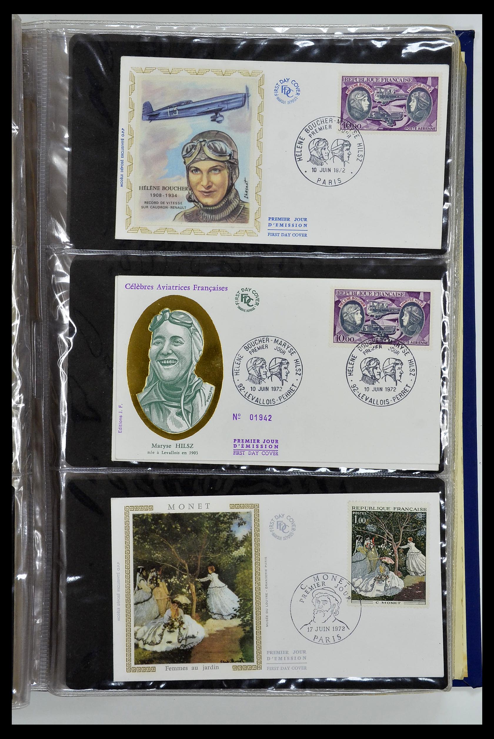 34621 084 - Postzegelverzameling 34621 Frankrijk FDC's 1956-1982.