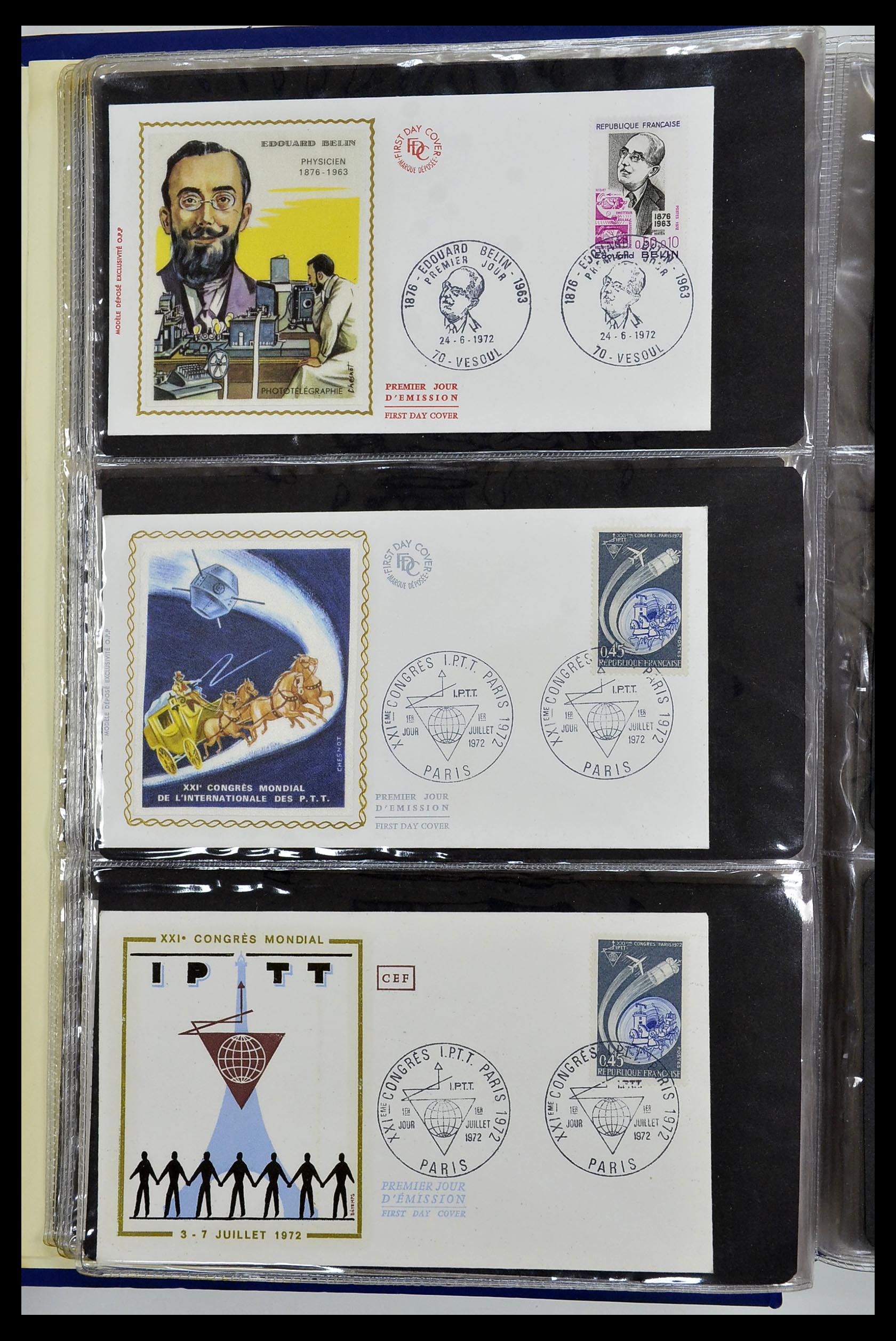 34621 085 - Postzegelverzameling 34621 Frankrijk FDC's 1956-1982.