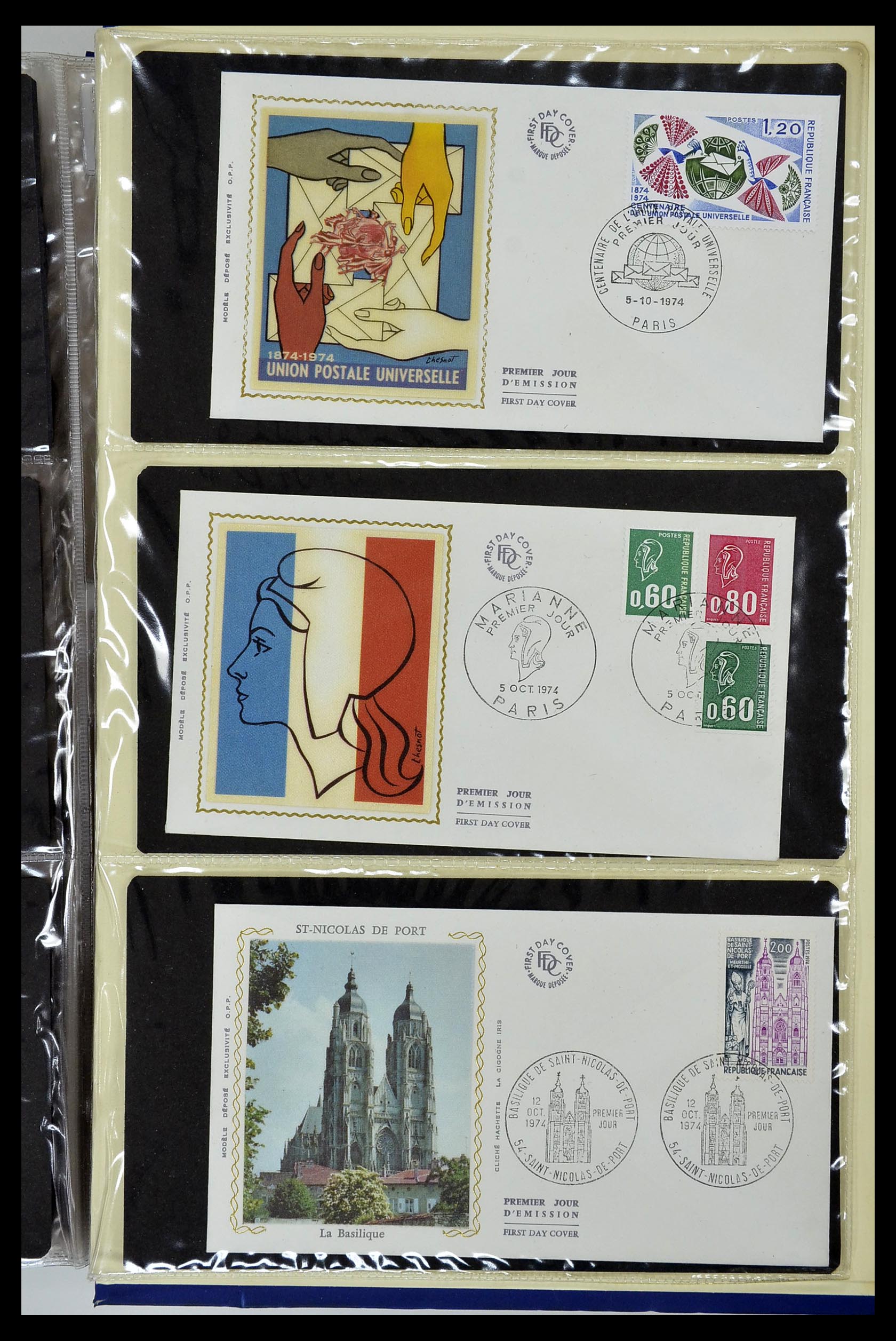 34621 120 - Postzegelverzameling 34621 Frankrijk FDC's 1956-1982.