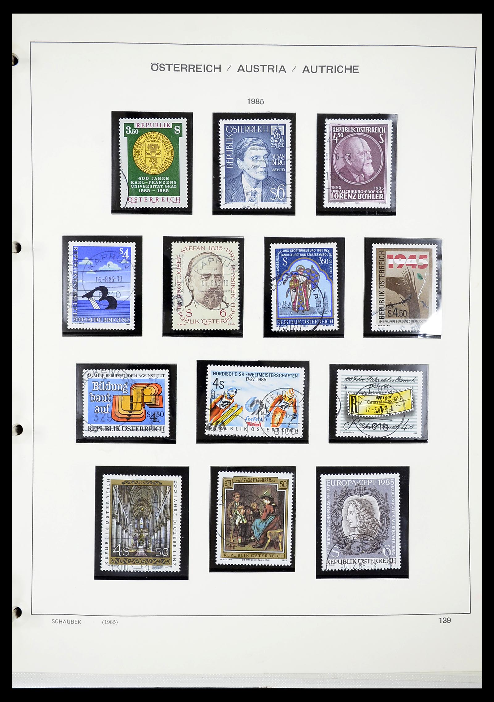 34625 166 - Stamp Collection 34625 Austria 1850-2015.