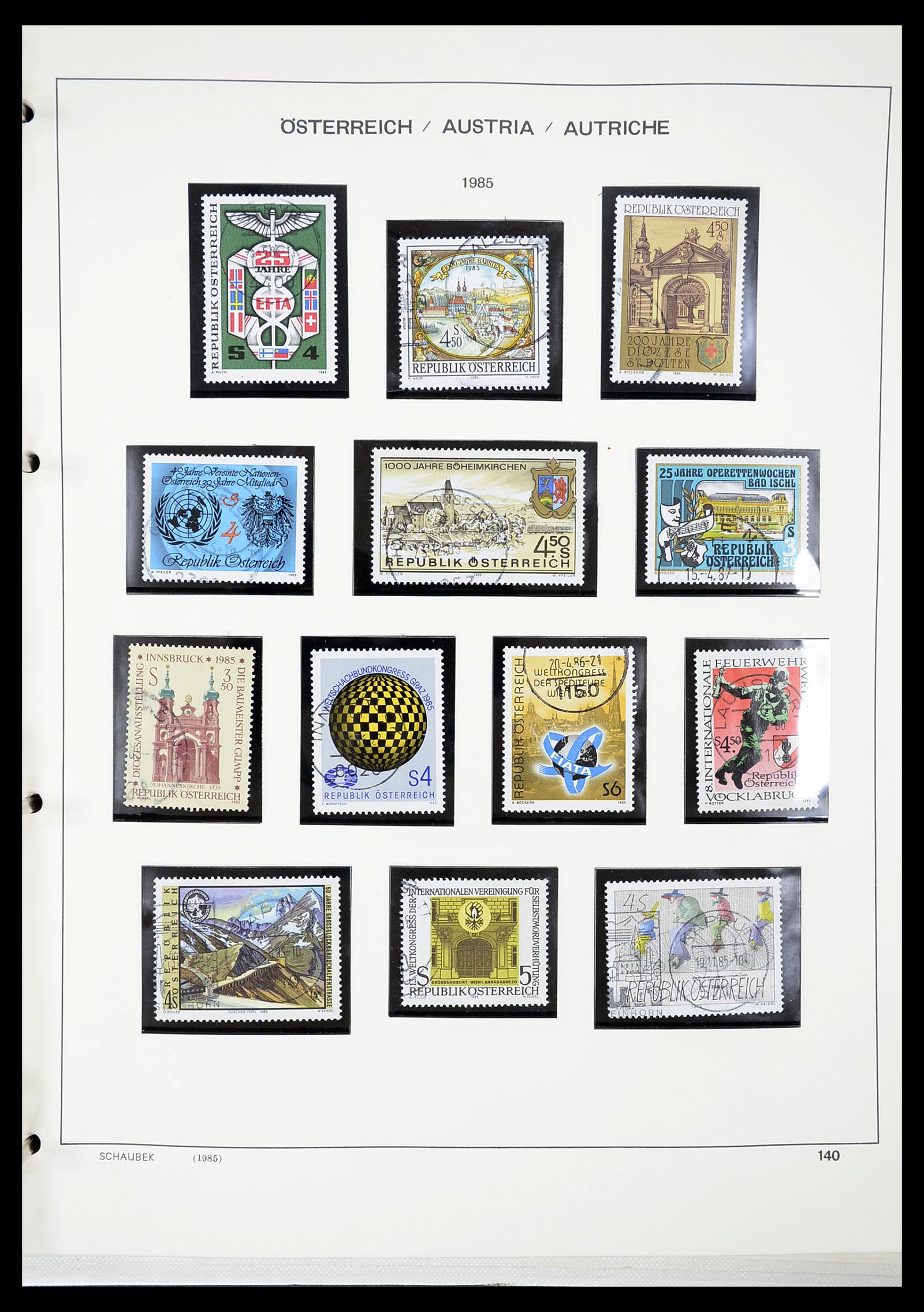 34625 167 - Stamp Collection 34625 Austria 1850-2015.