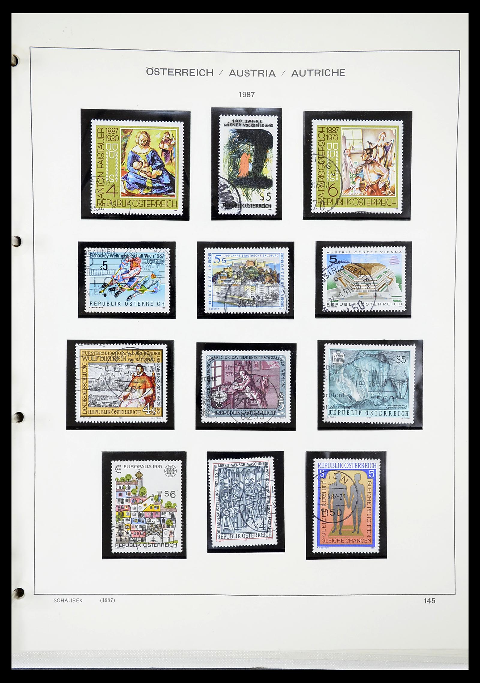 34625 176 - Stamp Collection 34625 Austria 1850-2015.