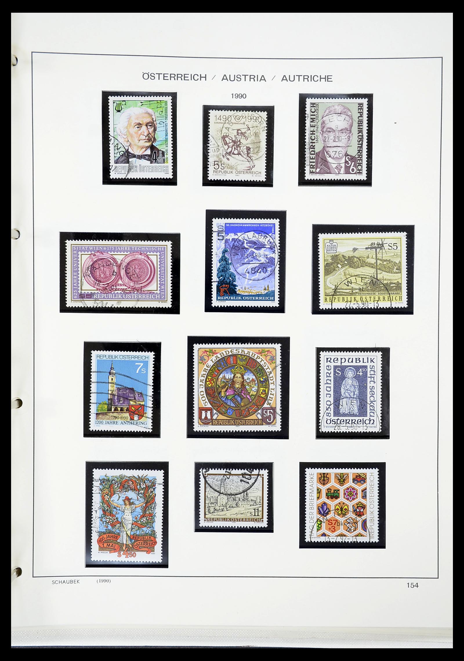 34625 186 - Stamp Collection 34625 Austria 1850-2015.