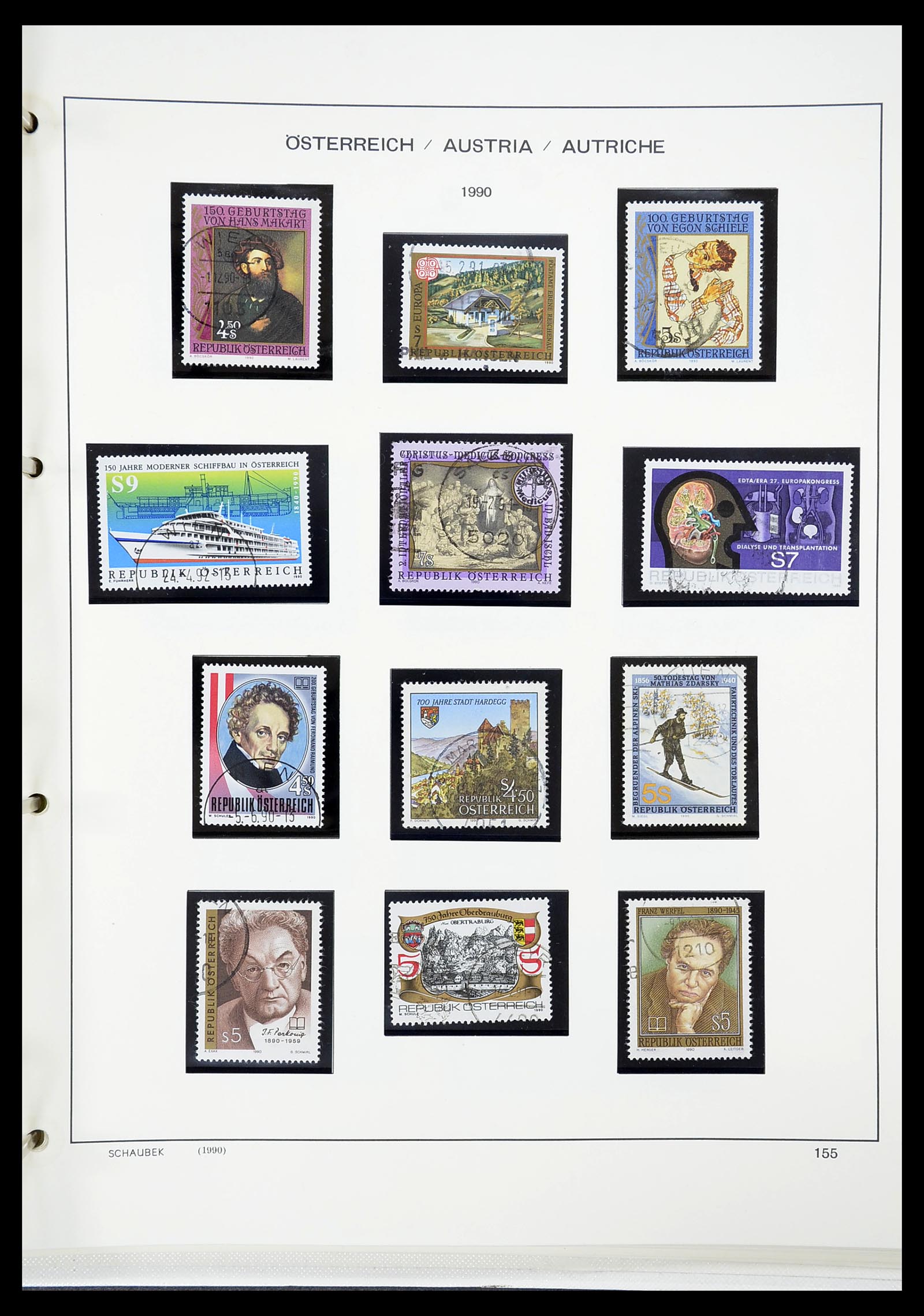 34625 187 - Stamp Collection 34625 Austria 1850-2015.