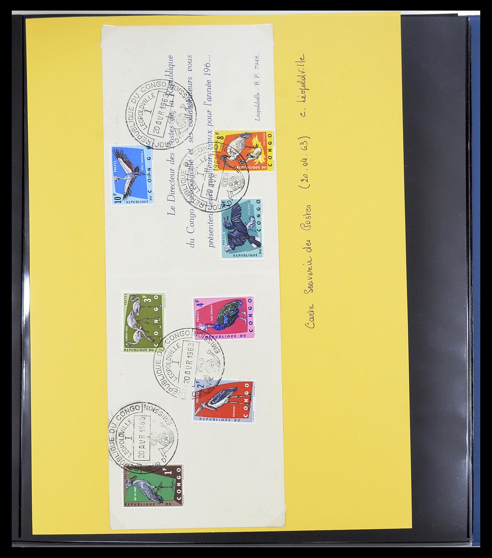 34626 061 - Postzegelverzameling 34626 Belgisch Congo 1960-1971.