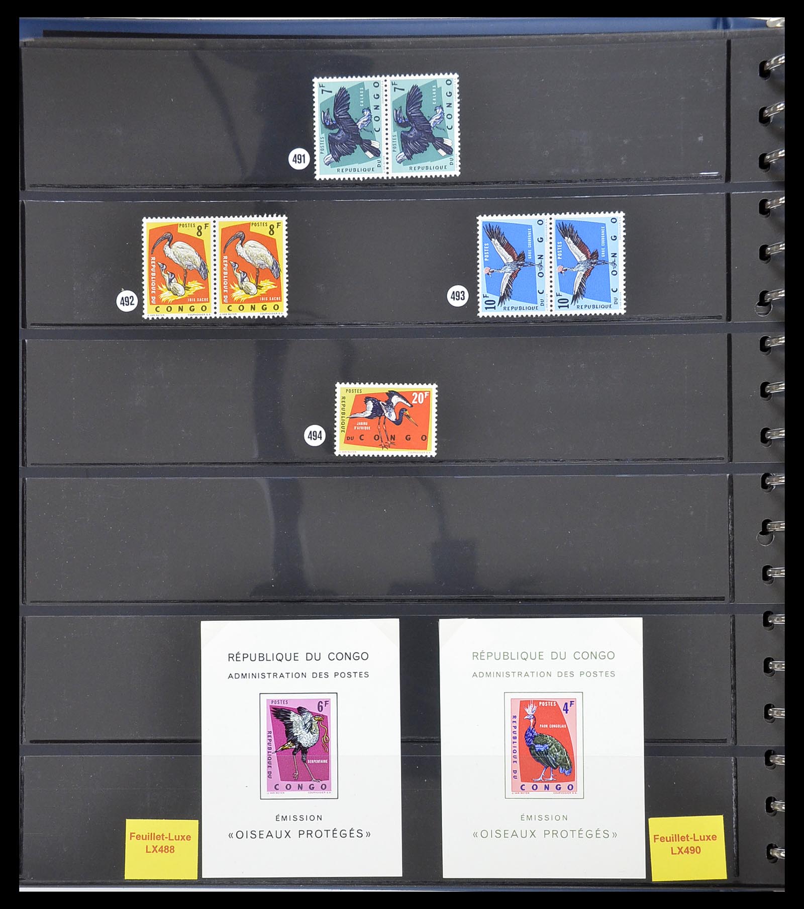34626 062 - Postzegelverzameling 34626 Belgisch Congo 1960-1971.