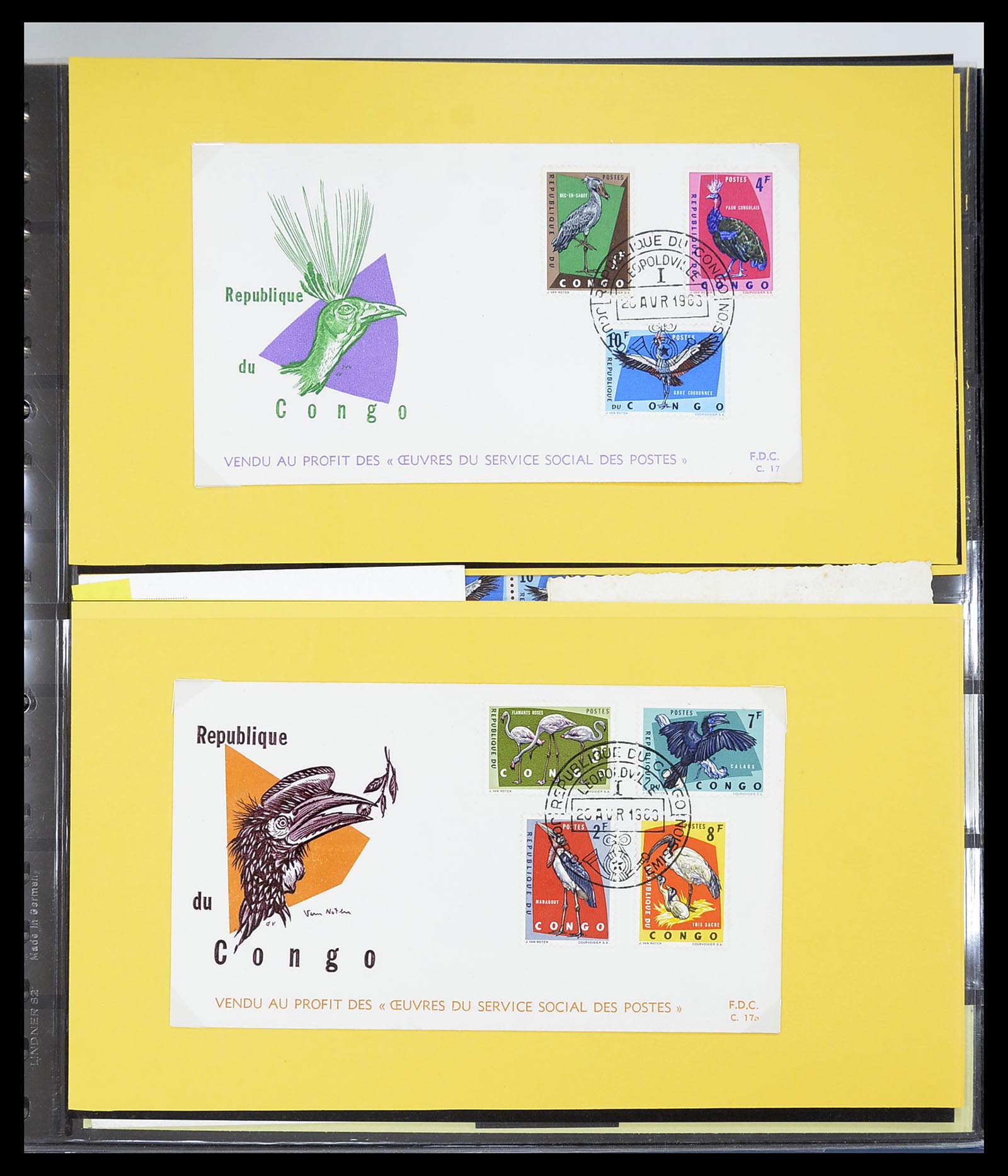 34626 064 - Postzegelverzameling 34626 Belgisch Congo 1960-1971.