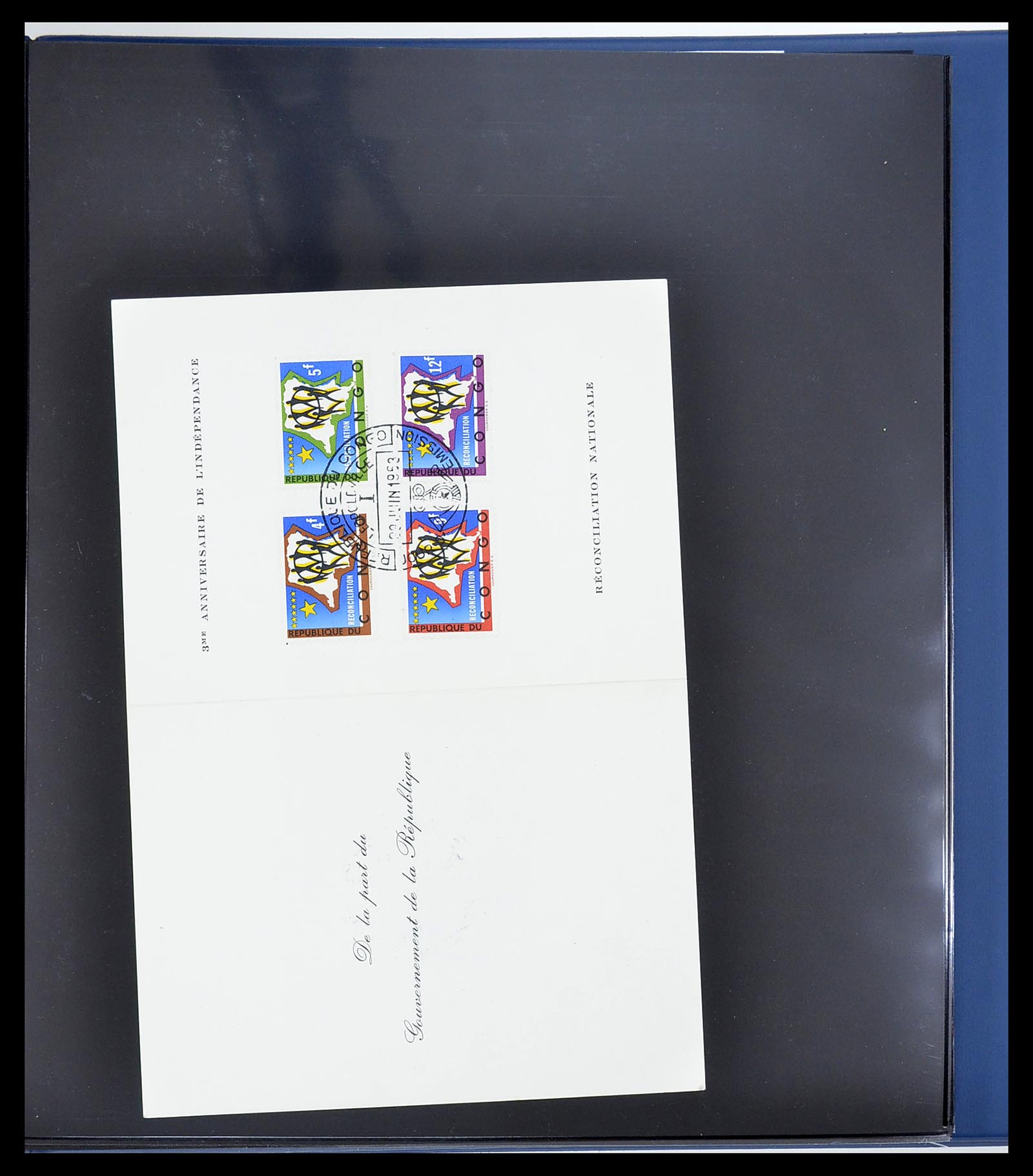 34626 075 - Postzegelverzameling 34626 Belgisch Congo 1960-1971.