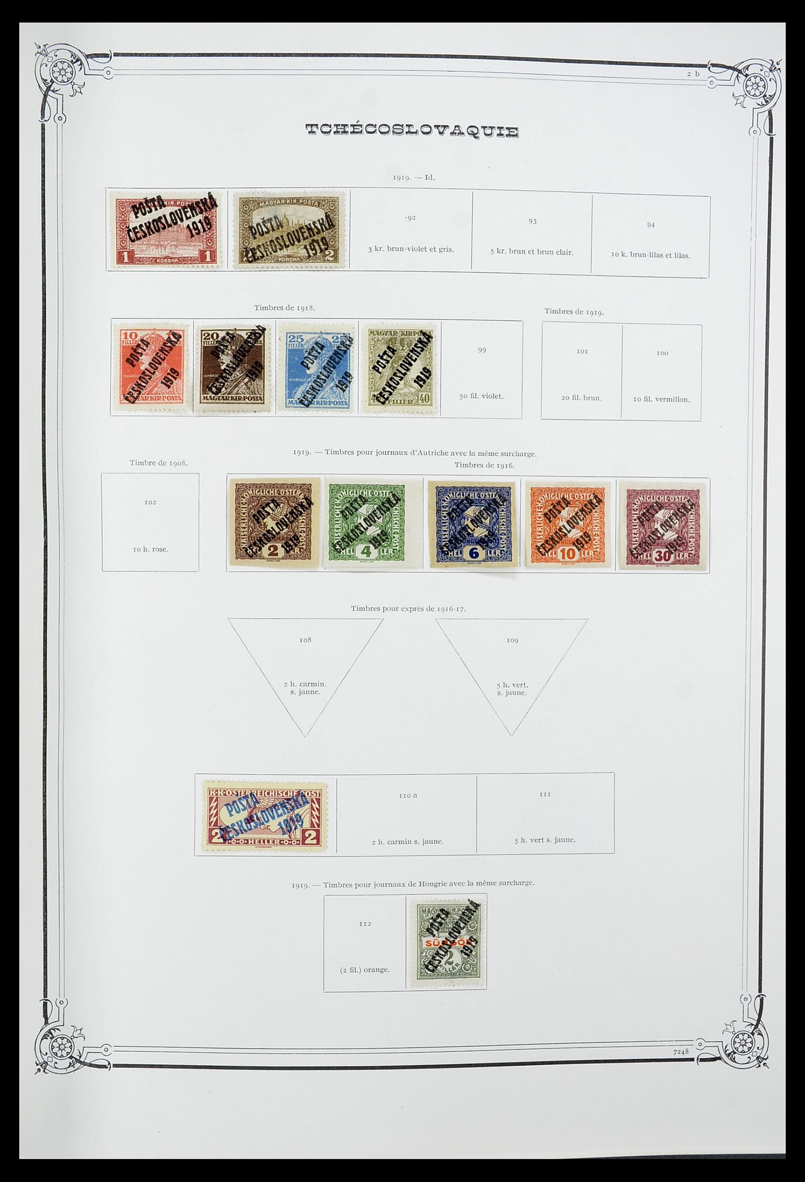 34628 004 - Postzegelverzameling 34628 Tsjechoslowakije 1918-1985.