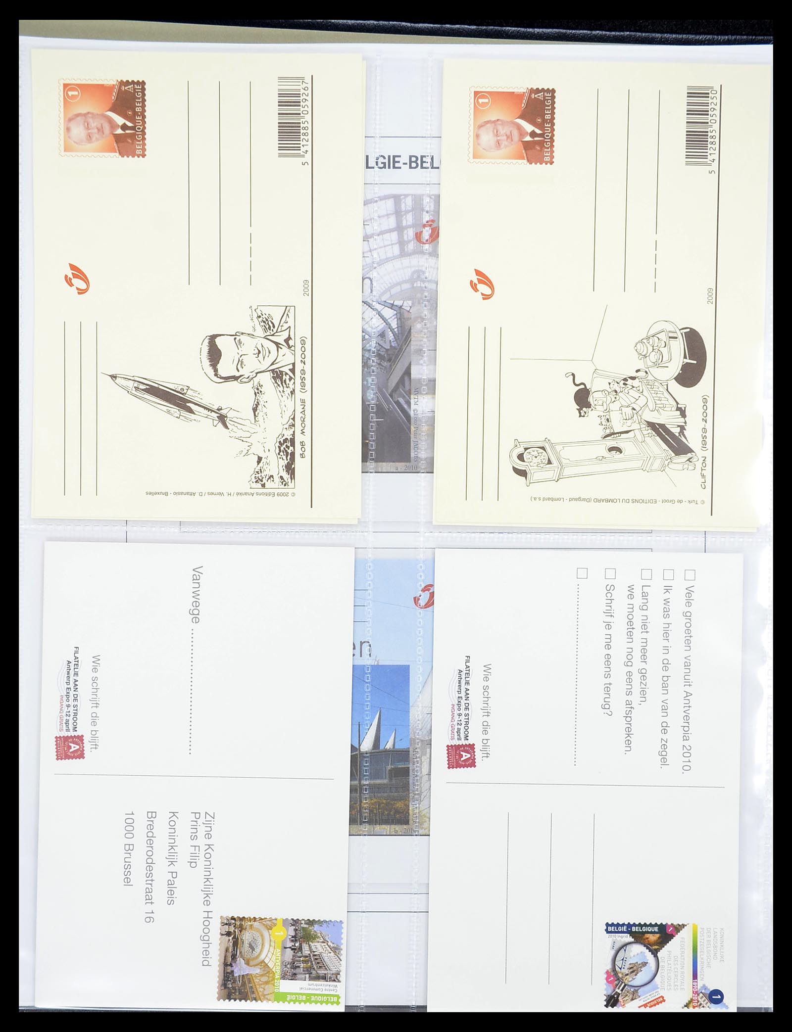 34639 131 - Postzegelverzameling 34639 België briefkaarten 1971-2010.