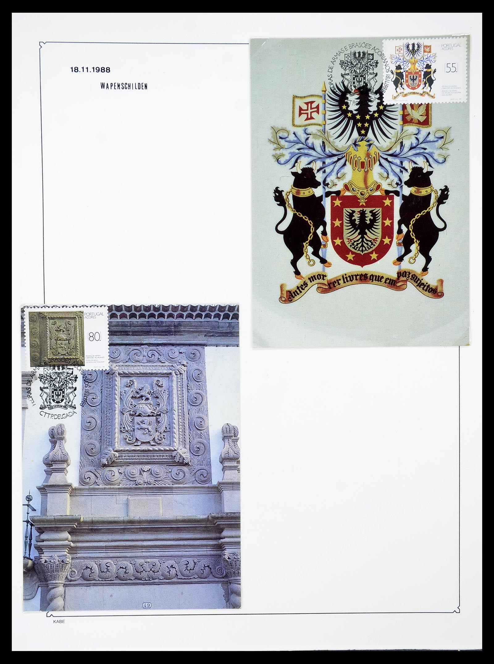 34646 048 - Postzegelverzameling 34646 Azoren en Madeira 1980-2001.