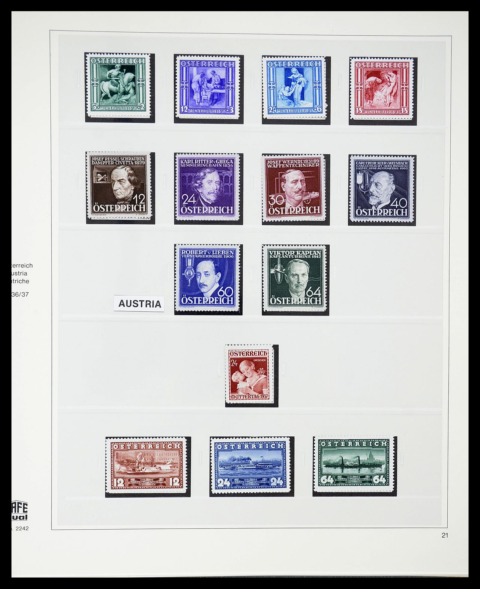 34650 071 - Postzegelverzameling 34650 Oostenrijk superverzameling 1850-1959.